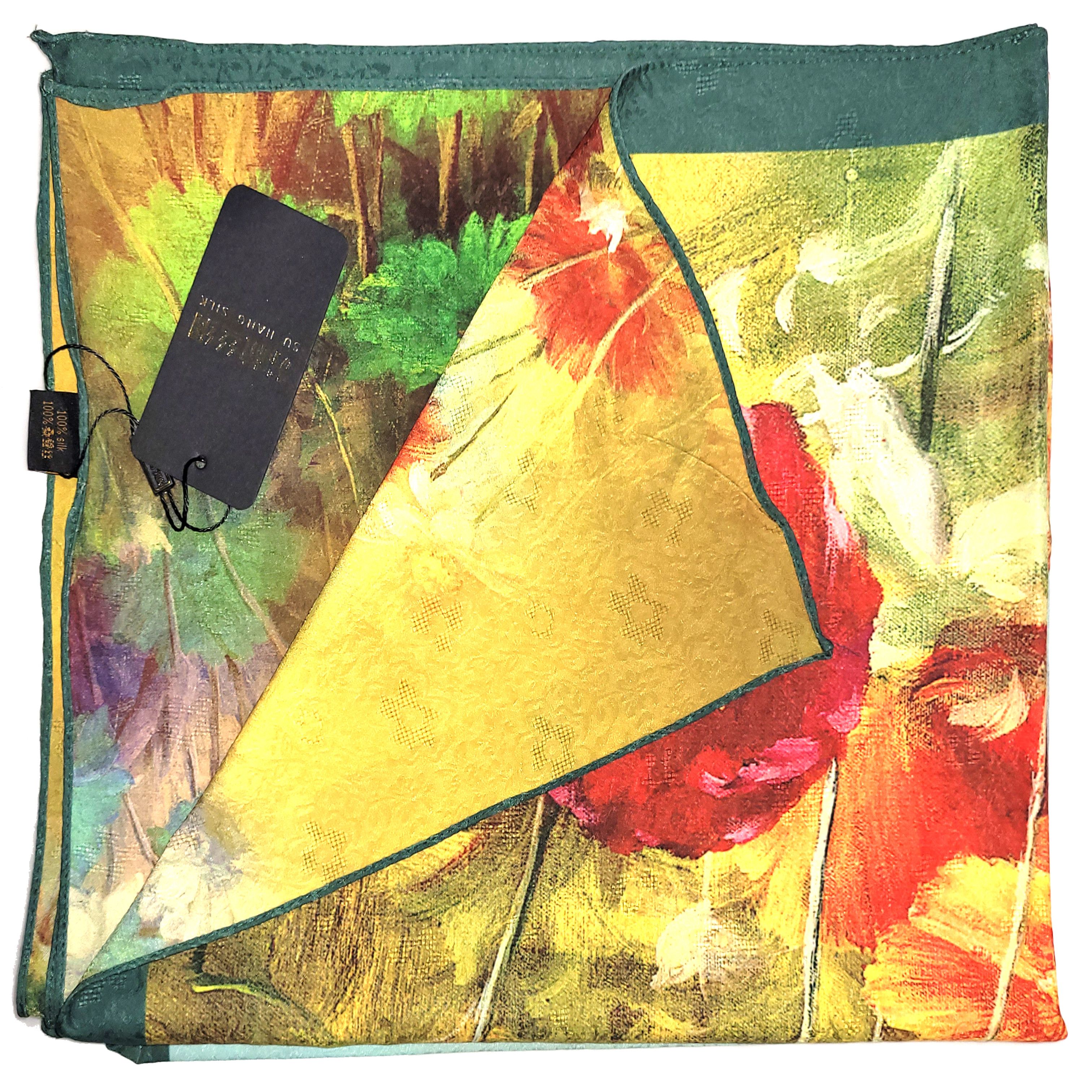 Other NWT Double-Sided Silk Scarf 27"x70" Long Rectangle Wrap 3331 Size ONE SIZE - 4 Thumbnail