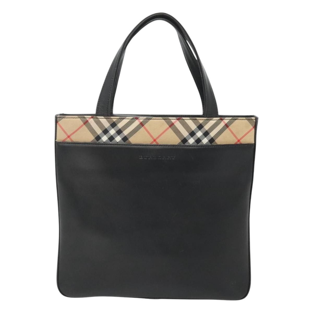Burberry Burberry Nova Check Tote Canvas and Leather Size ONE SIZE - 1 Thumbnail