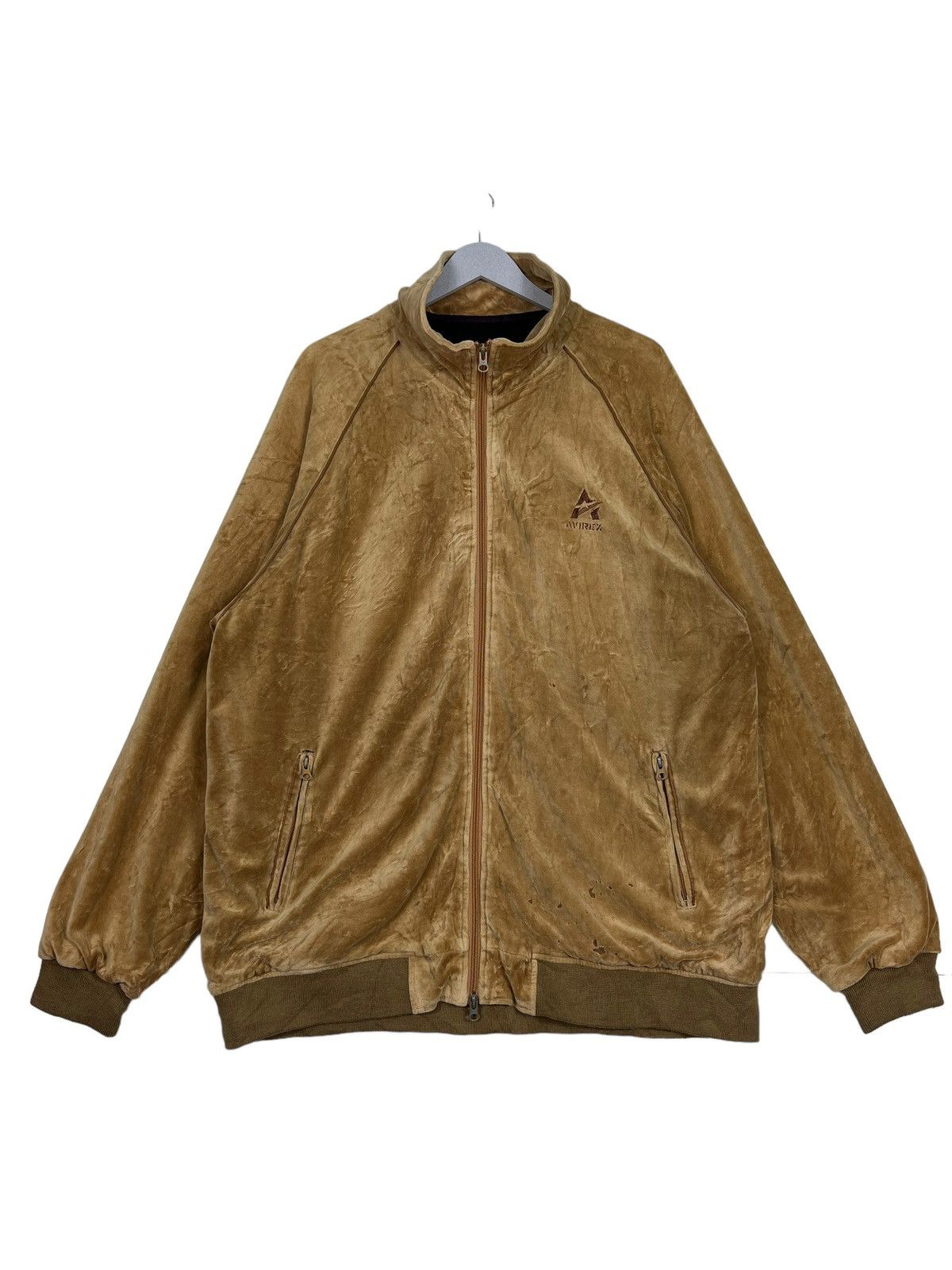 Avirex 🔥 AVIREX VELVET SWEATER JACKET Size US XXL / EU 58 / 5 - 1 Thumbnail