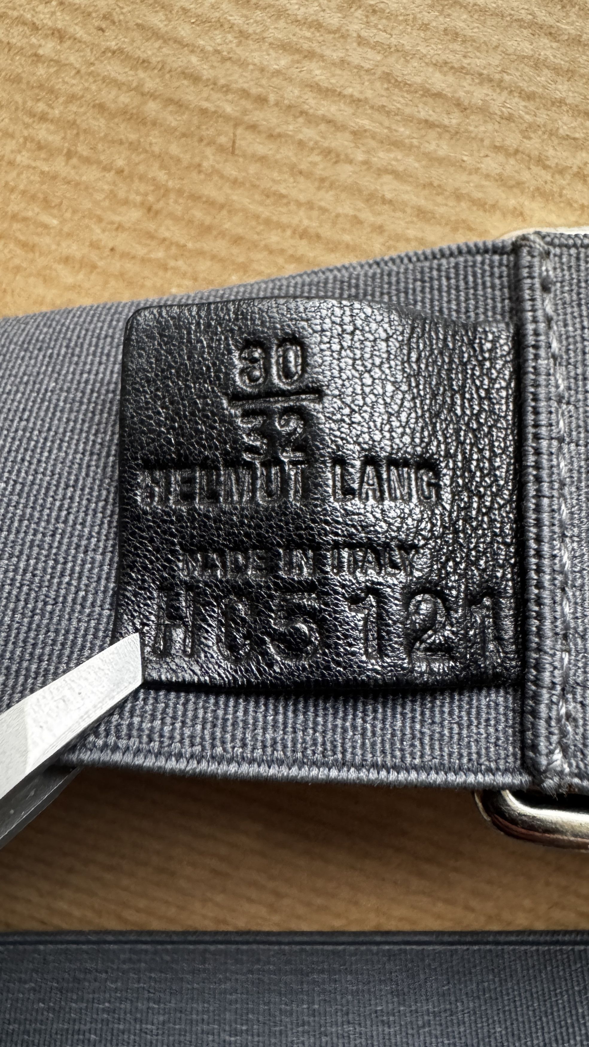 Helmut Lang aa . COLLECTOR . ADJUSTABLE BELT . MADE IN ITALY Size ONE SIZE - 9 Thumbnail