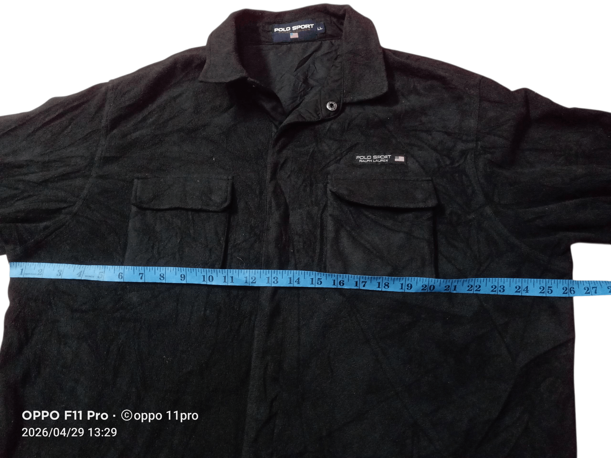Ralph Lauren Sport 💥 Polo Sport Lauren FLEECE Button Up Men 💥 Size US XL / EU 56 / 4 - 7 Thumbnail