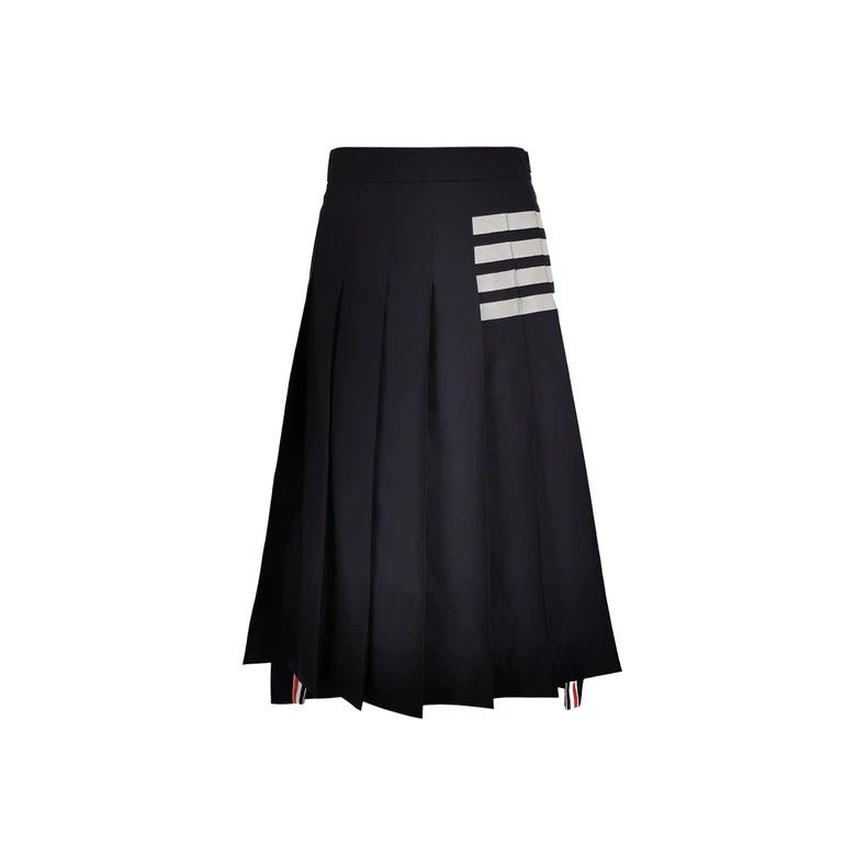 Thom Browne Thom Browne Wool patchwork striped pleated skirt Size 24" / US 00 / IT 34 - 7 Thumbnail