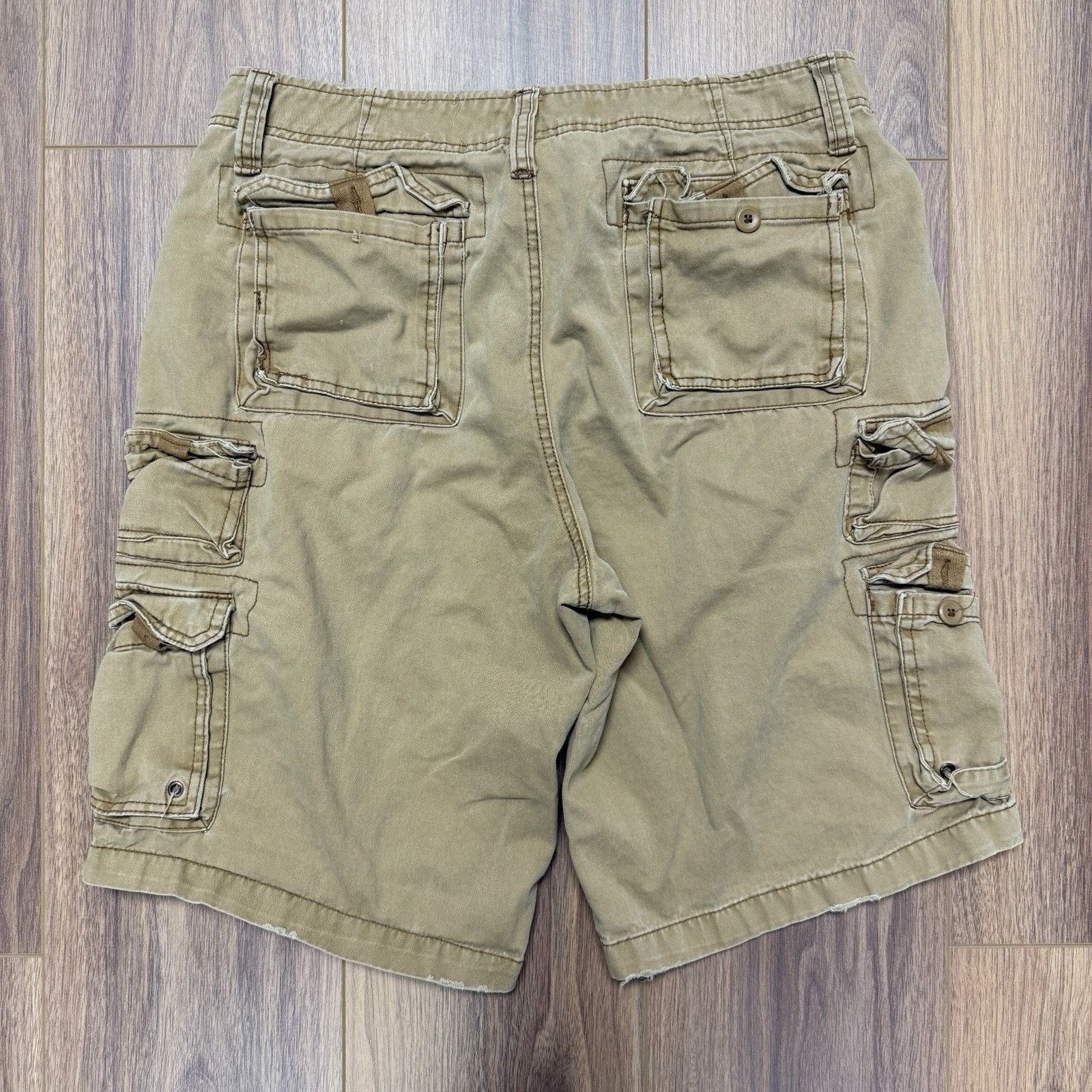 Vintage Vintage Plugg Cargo Shorts Mens 34 (36x11.5) Y2K Streetwear Size US 34 / EU 50 - 2 Thumbnail