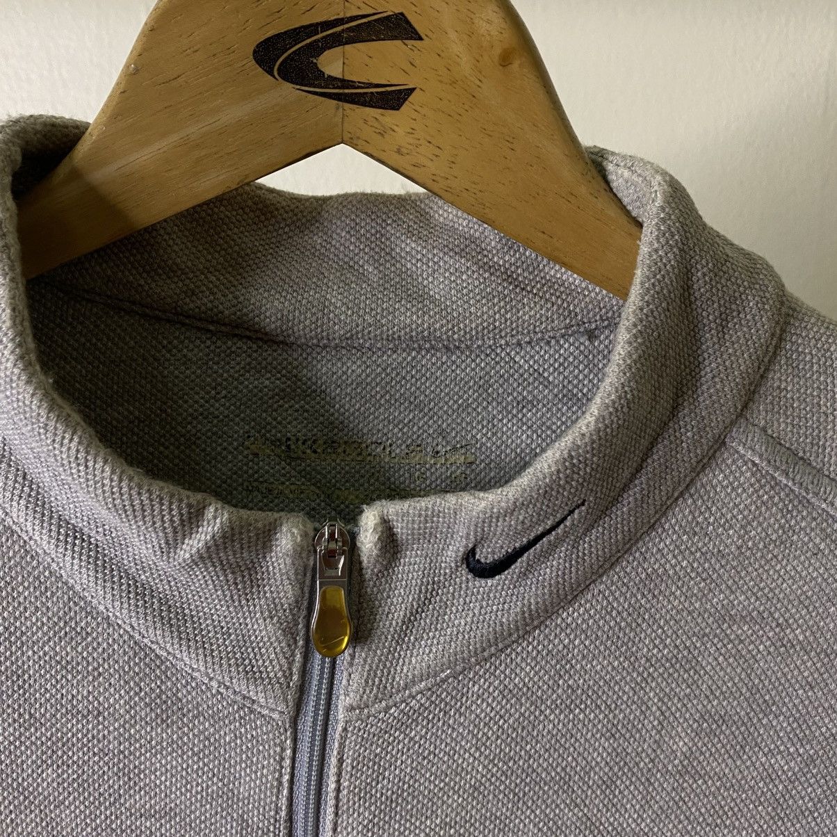 Nike Vintage 2000s Nike Golf Mock Neck Half Zipper Sweatshirt Size US L / EU 52-54 / 3 - 3 Thumbnail