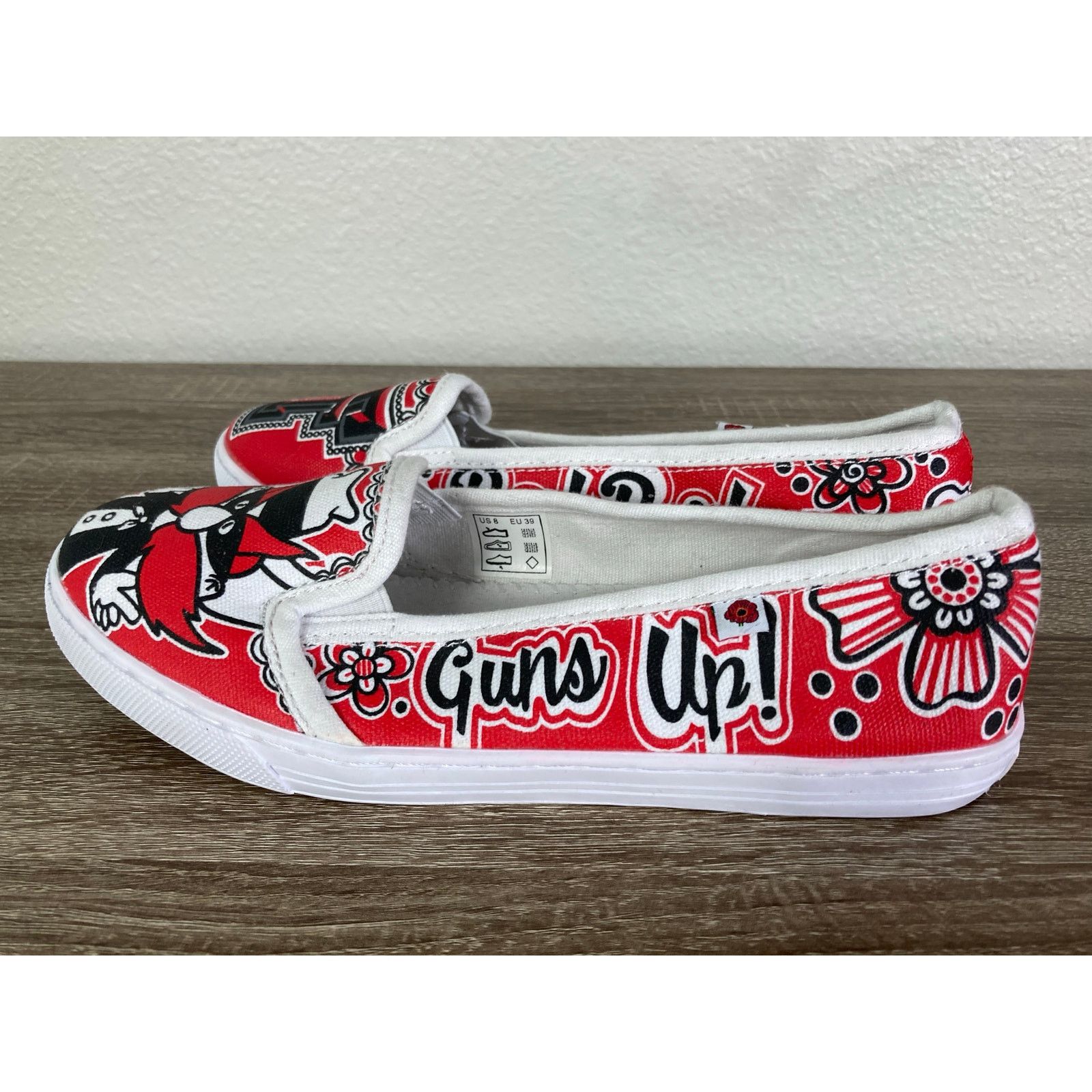 Other NCAA Women's Texas Tech Red Raiders Slip-On Shoes Size 8 NEW Size US 8 / IT 38 - 5 Thumbnail