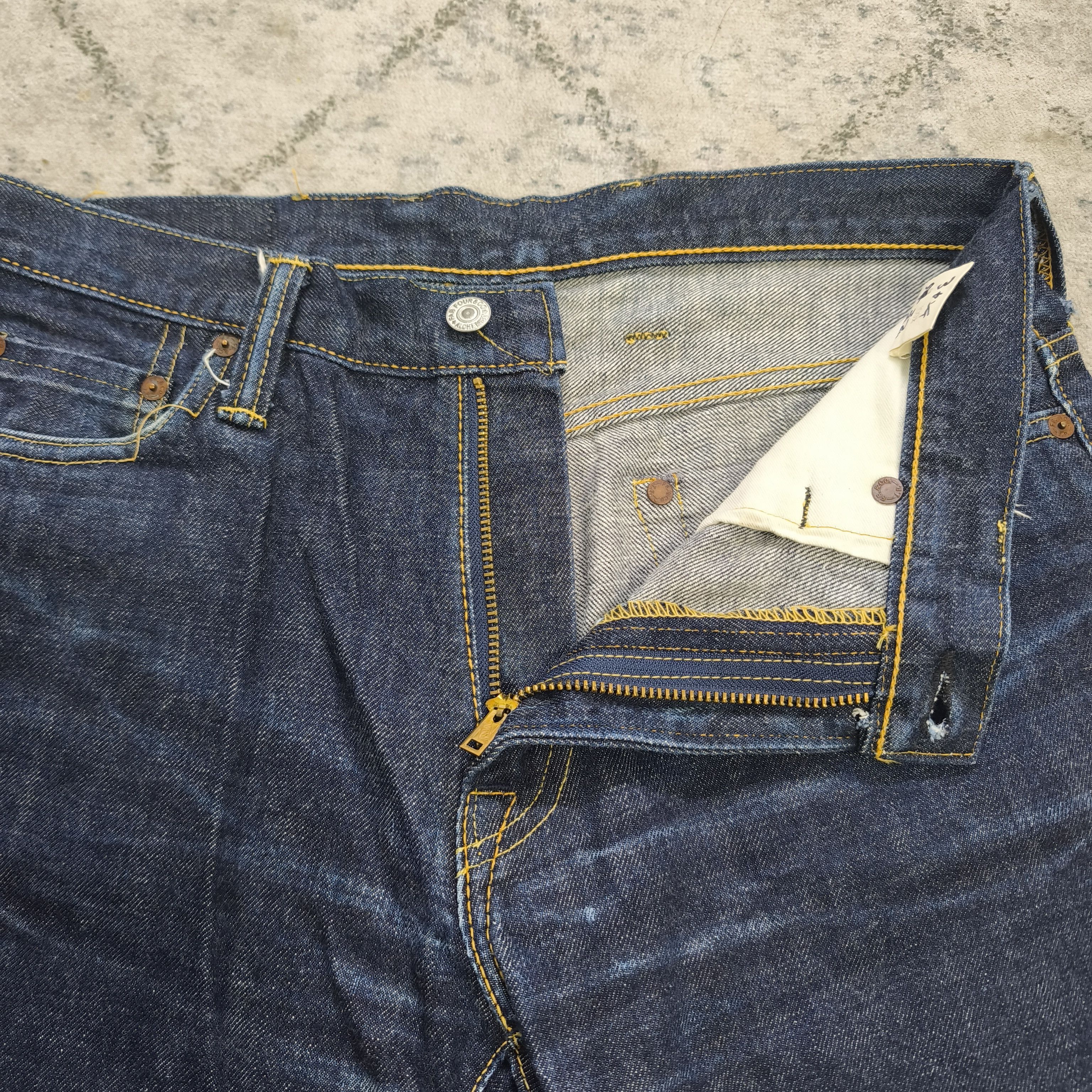 If Six Was Nine × Japanese Brand 🔥 FLARE 🔥 Alchemist Fab Four & Co Skull Denim Size US 32 / EU 48 - 12 Thumbnail
