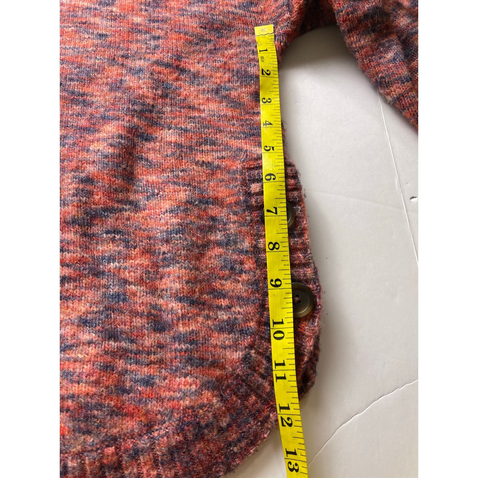 Madewell Madewell Space Dye Side Button Crewneck Sweater - Size XS Size XS / US 0-2 / IT 36-38 - 5 Thumbnail