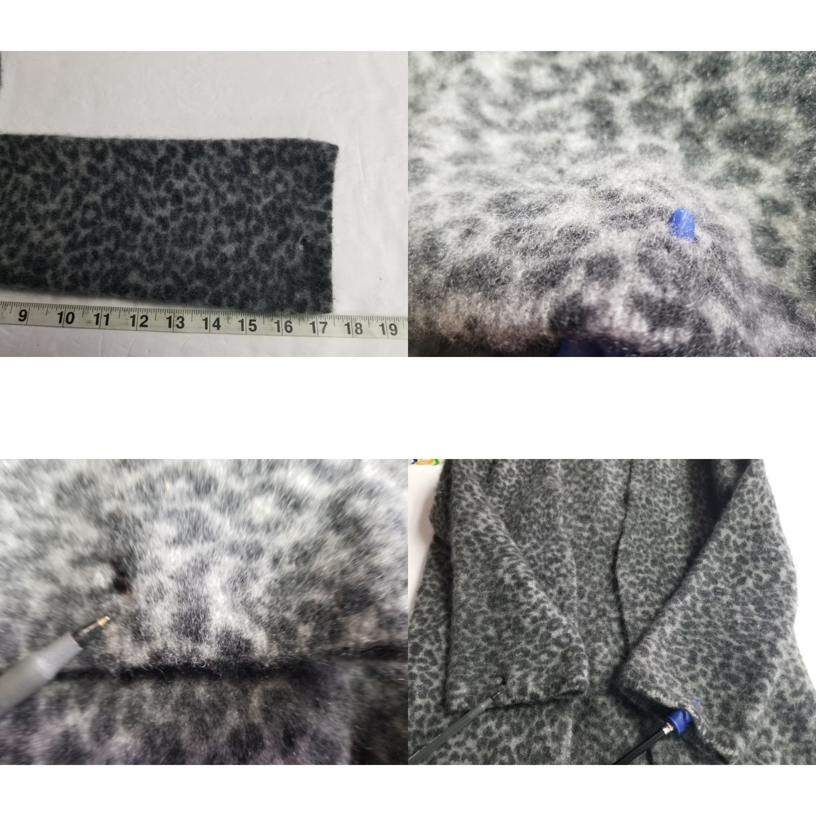 Vintage SKULL CASHMERE Cardigan Women S-M Open Distressed Knit Sweater Gray Size S / US 4 / IT 40 - 8 Thumbnail