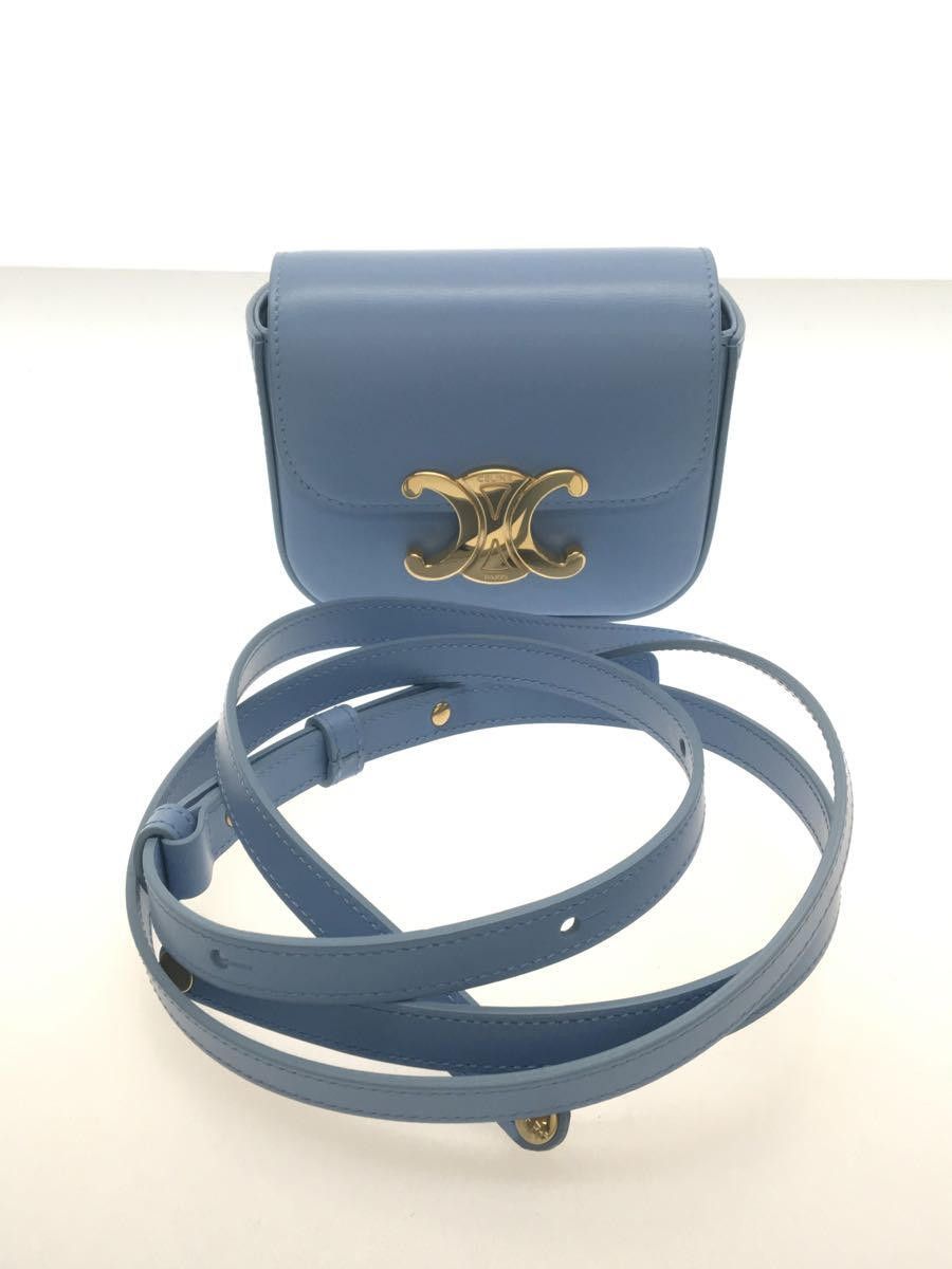 image of Celine Shoulder Bag Blue, Women's