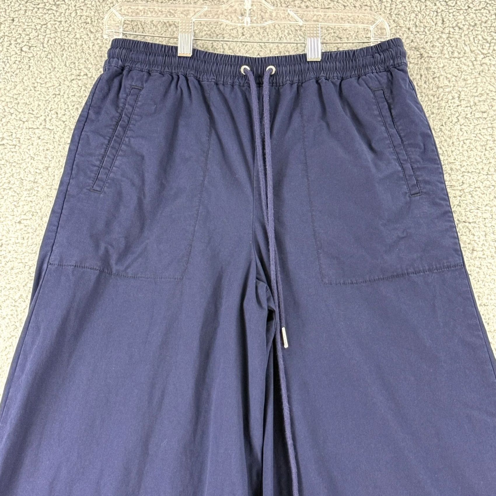 Anthropologie Maeve Anthropologie Wide-Leg Pants Womens XS Blue Pull On Casual Regular Wide-Leg Pants XS Blue Size 26" / US 2 / IT 38 - 2 Thumbnail