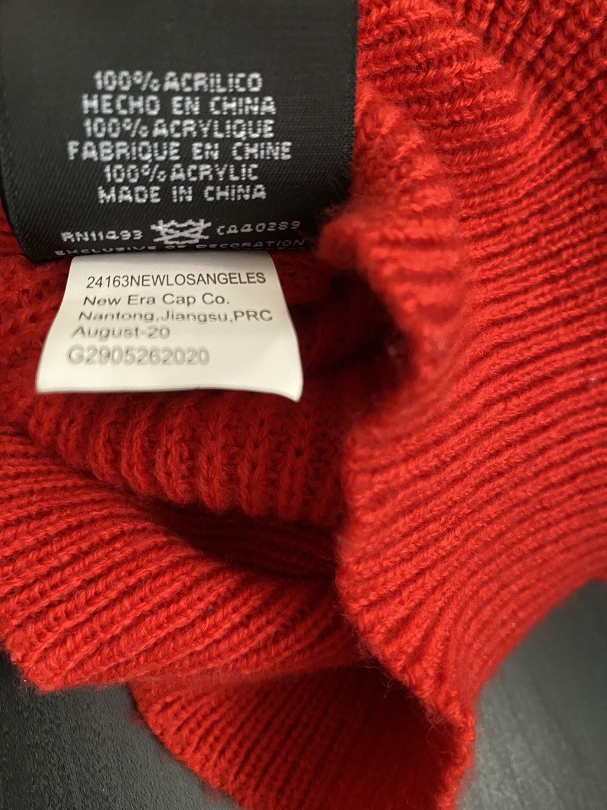 Supreme Supreme New Era Balaclava RED Size ONE SIZE - 5 Thumbnail