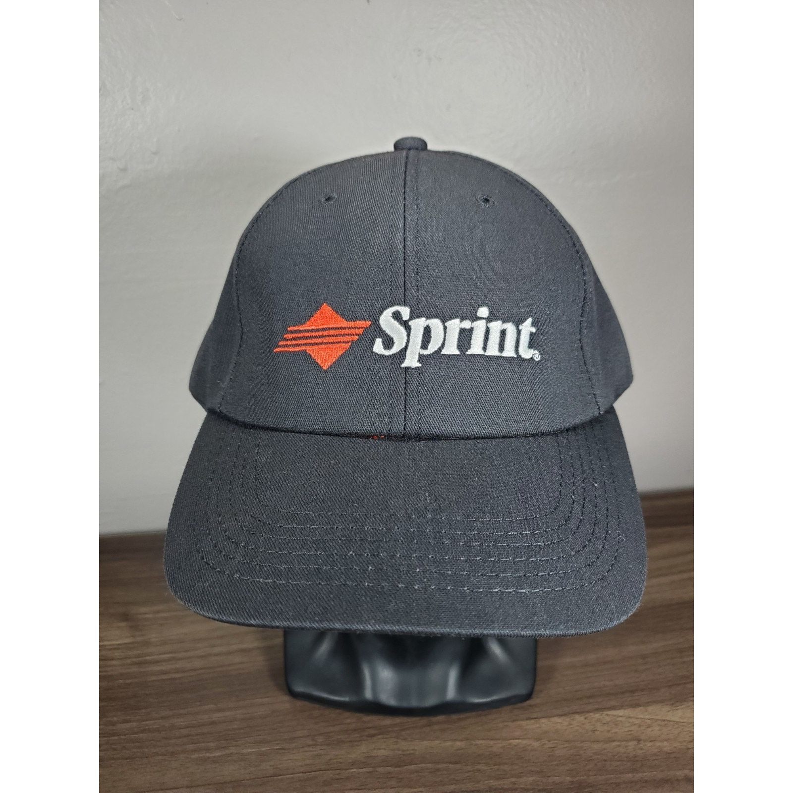 Vintage 90s Y2K Sprint Cell Phone Wireless Internet Snapback Hat Cap Size ONE SIZE - 3 Thumbnail
