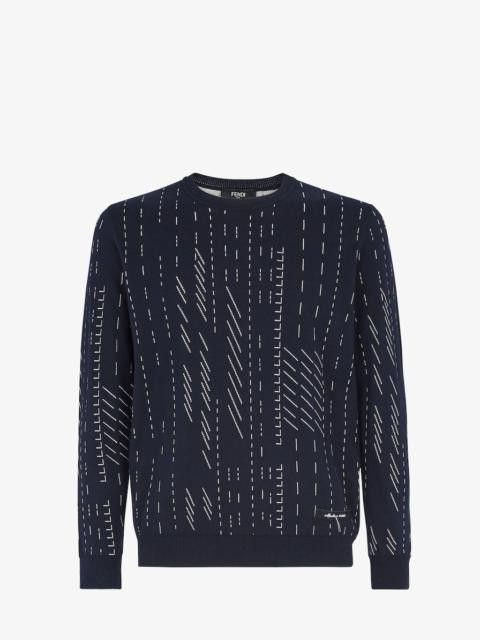 Fendi o1w1db10625 FZX091 Pullover in Black Size US S / EU 44-46 / 1 - 1 Thumbnail