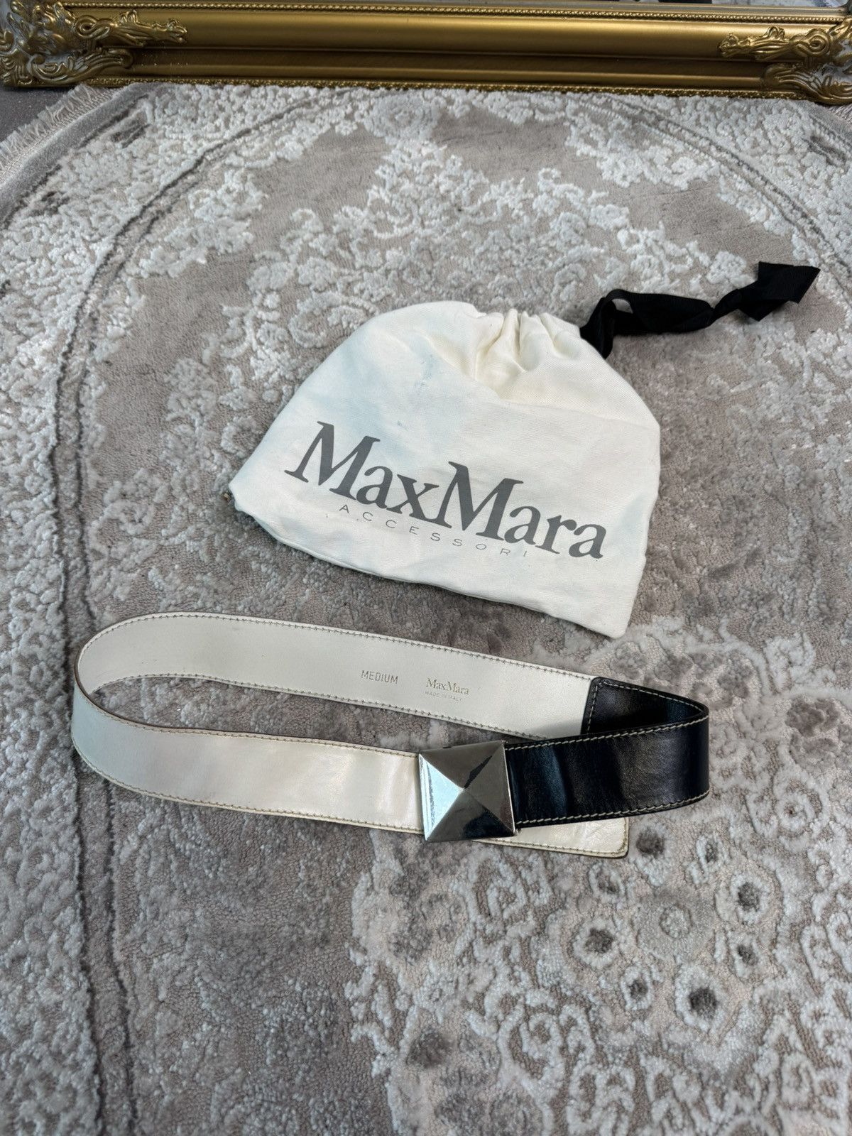 Max Mara Max Mara Leather Belt Size ONE SIZE - 2 Thumbnail