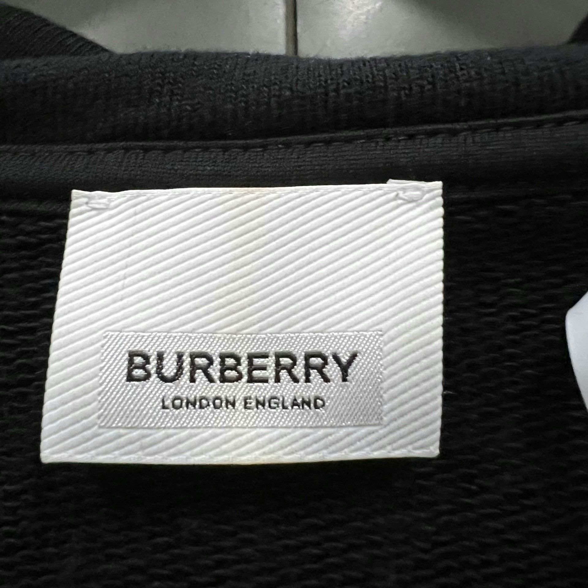 Burberry Burberry Front Logo Black Hoodie Size US S / EU 44-46 / 1 - 4 Thumbnail