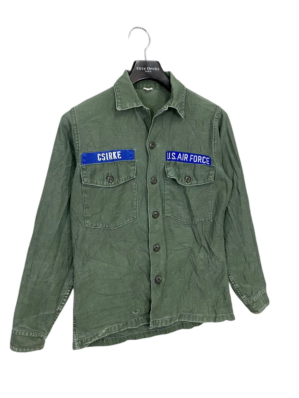 Army Of Me × Vintage Vintage 80s og 107 us air force shirt distressed Size US M / EU 48-50 / 2 - 4 Thumbnail