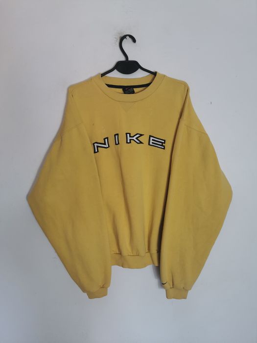 90s vintage best sale nike spellout sweatshirt