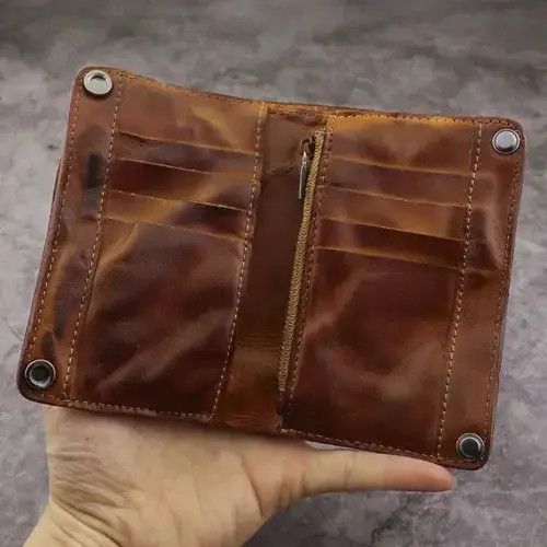 Jaefields Handmade Cow Leather Mens Wallets Size ONE SIZE - 2 Thumbnail
