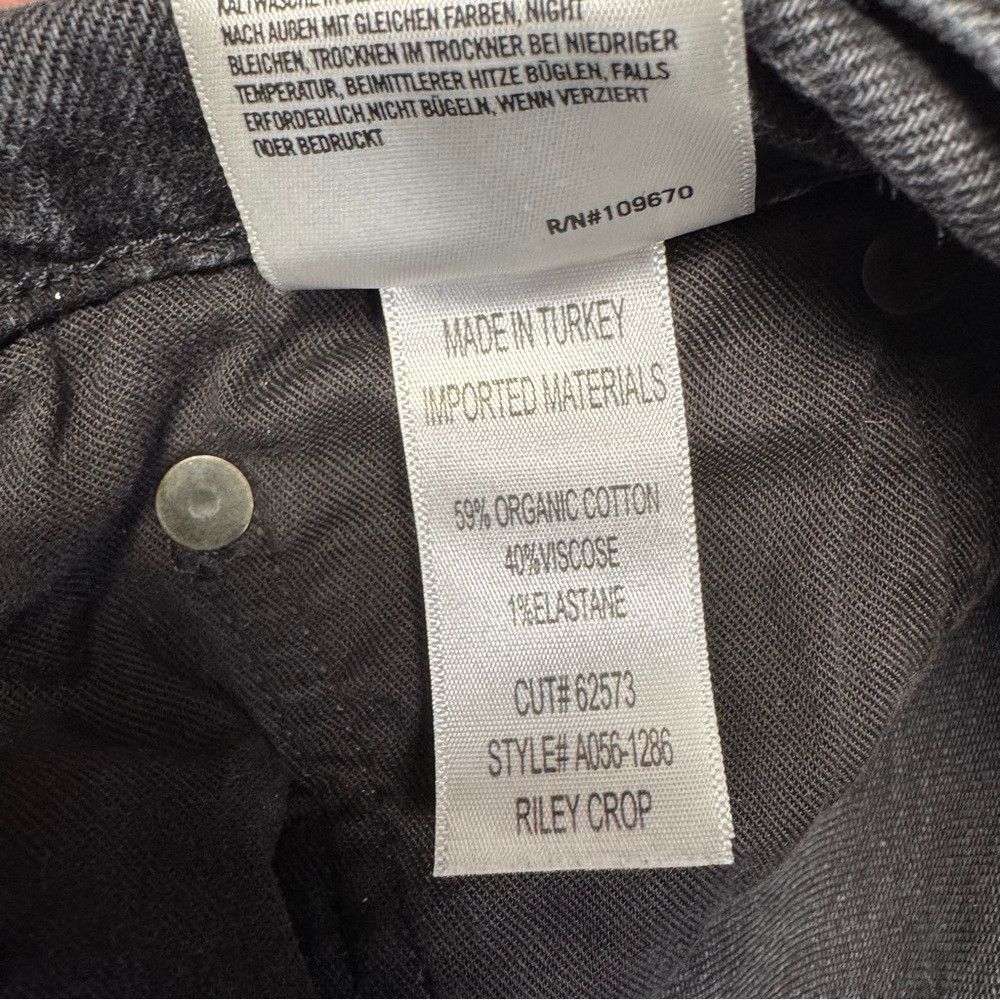 Agolde Agolde Riley High Rise Straight Crop Jeans In Panoramic Siz Size 31" - 7 Thumbnail