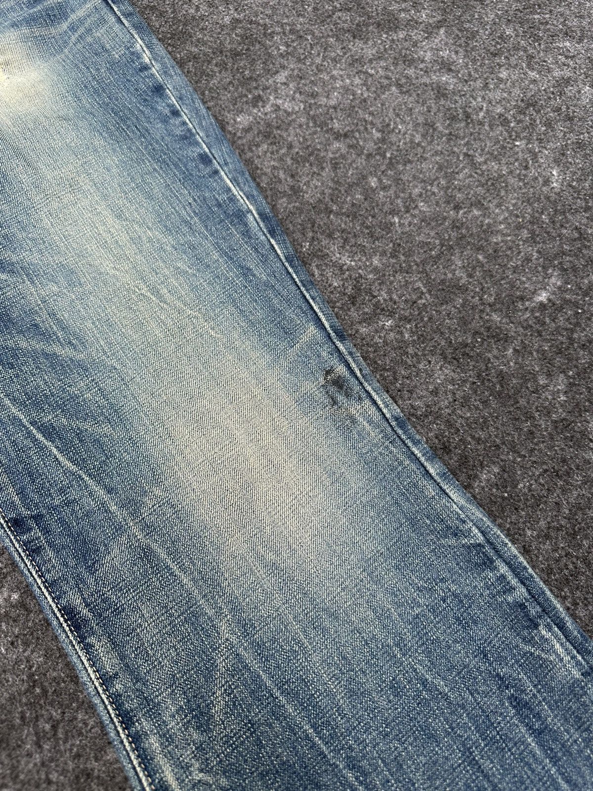 Warehouse 🔥 Vintage Spell Bound Japan Flare Distressed Denim D26 Size US 34 / EU 50 - 7 Thumbnail