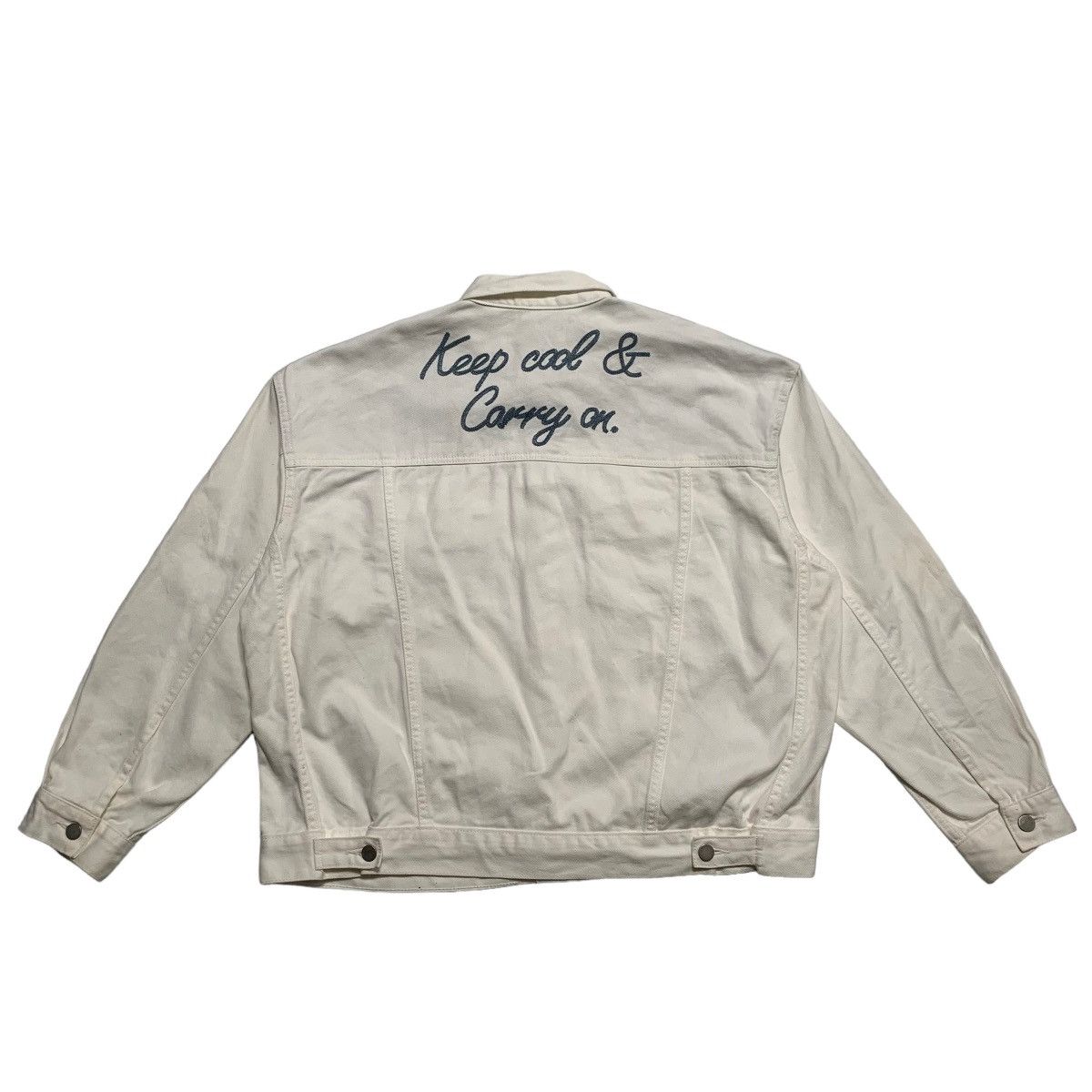 GU Gu x Peanuts Denim Jacket Size US XL / EU 56 / 4 - 5 Thumbnail