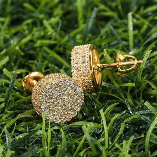 VIBE 1Pair Micro Full Paved Rhinestone Size ONE SIZE - 3 Thumbnail