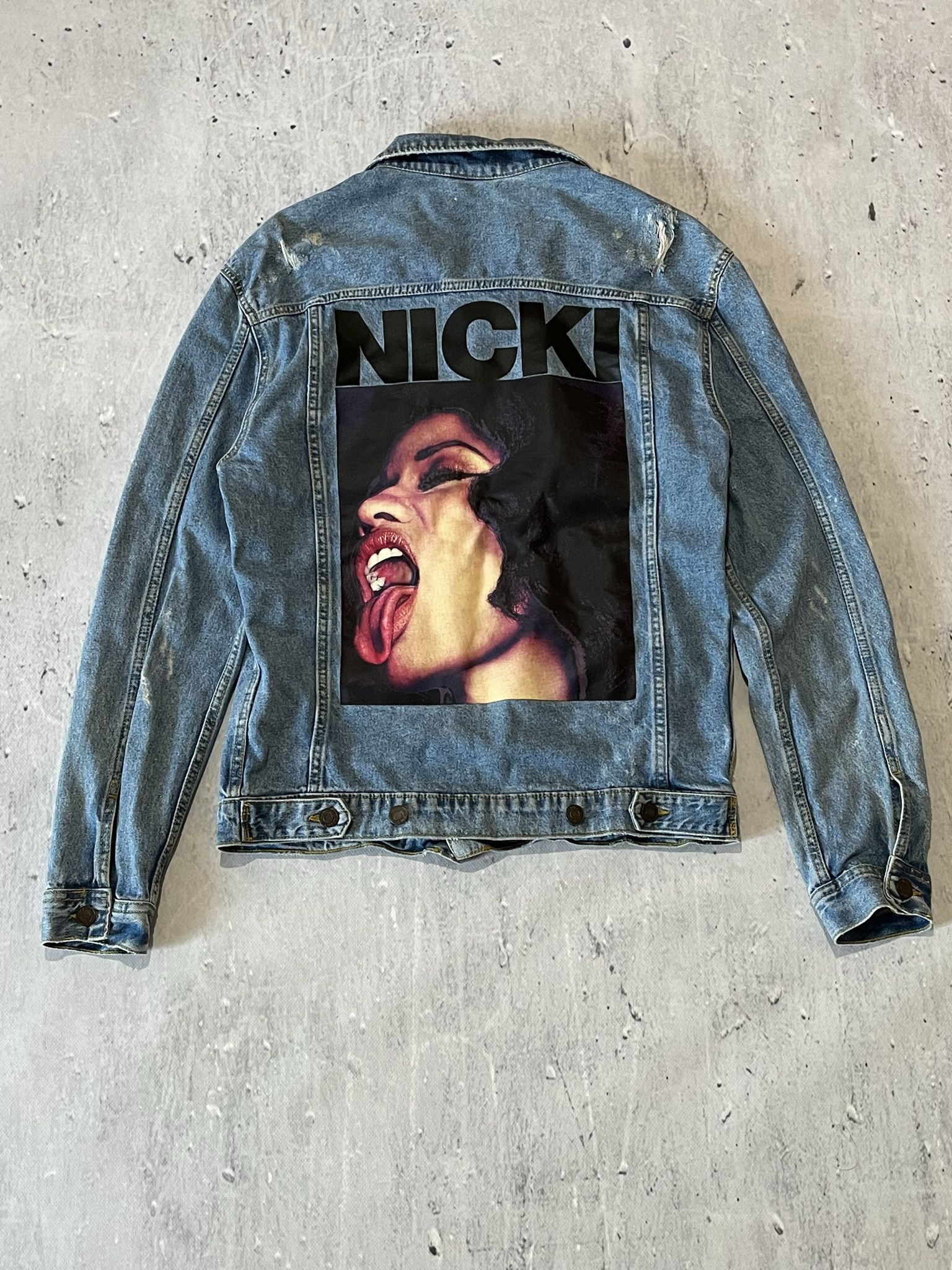 h&m nicki minaj denim jacket
