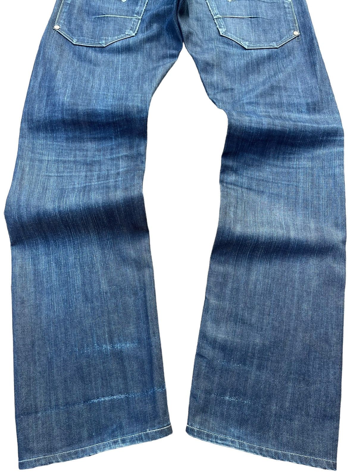 G-Star × Hypebeast Vintage G Star Raw 3301 Blade Navy Washed Buttonfly Jeans Size US 32 / EU 48 - 6 Thumbnail