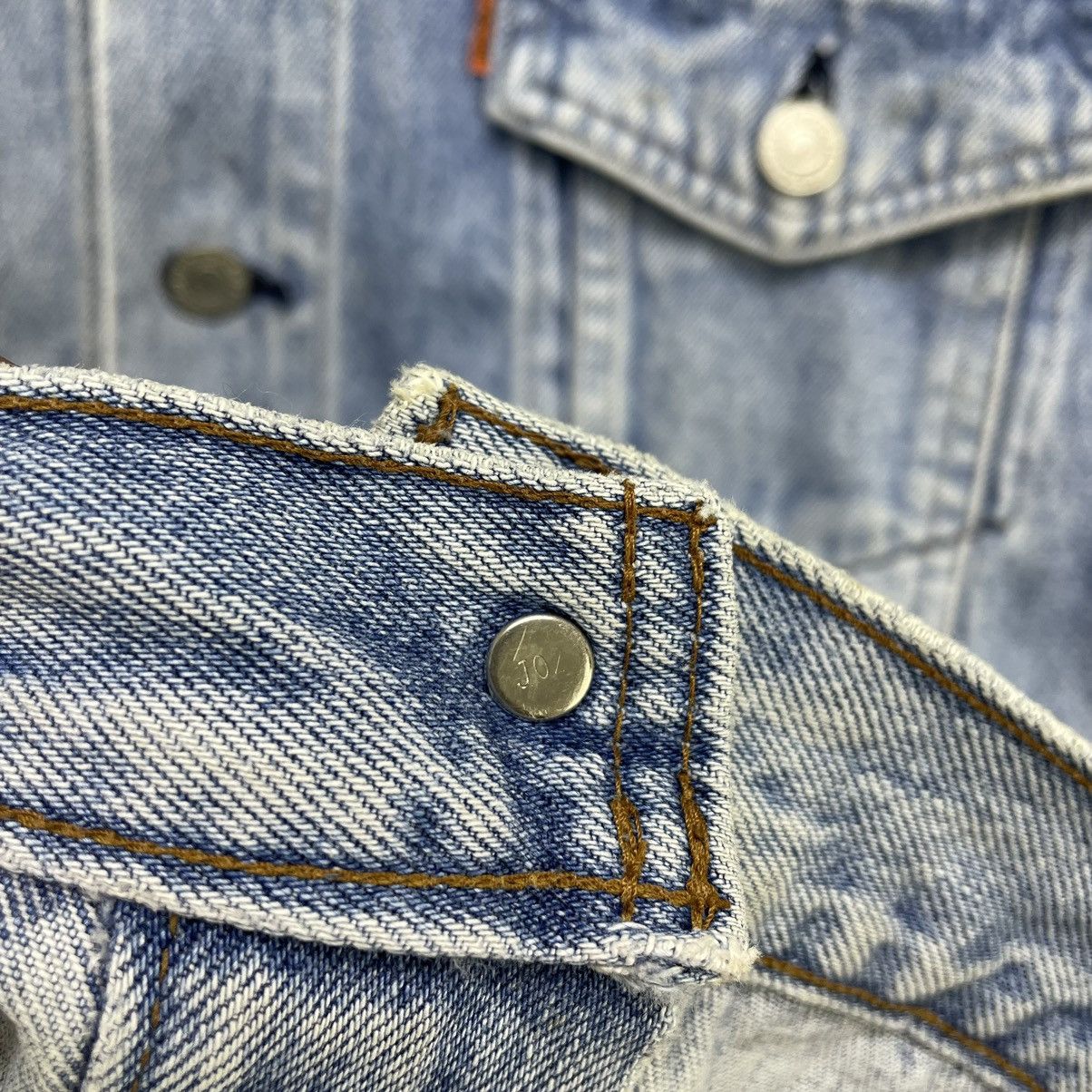 Levi's × Vintage Vintage Distressed Levis Orange Tab Trucker Jacket Size US L / EU 52-54 / 3 - 8 Thumbnail