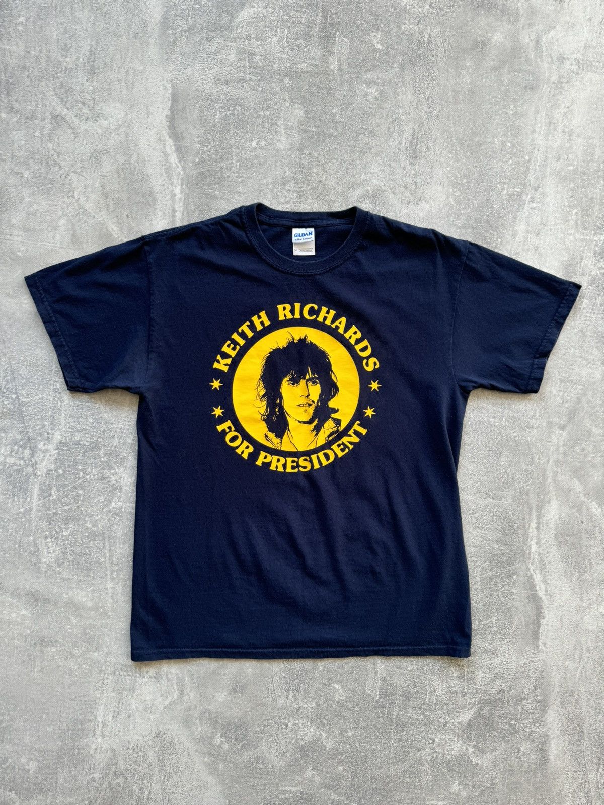 Band Tees Rare Vintage Keith Richards For President Tee Size US M / EU 48-50 / 2 - 2 Thumbnail