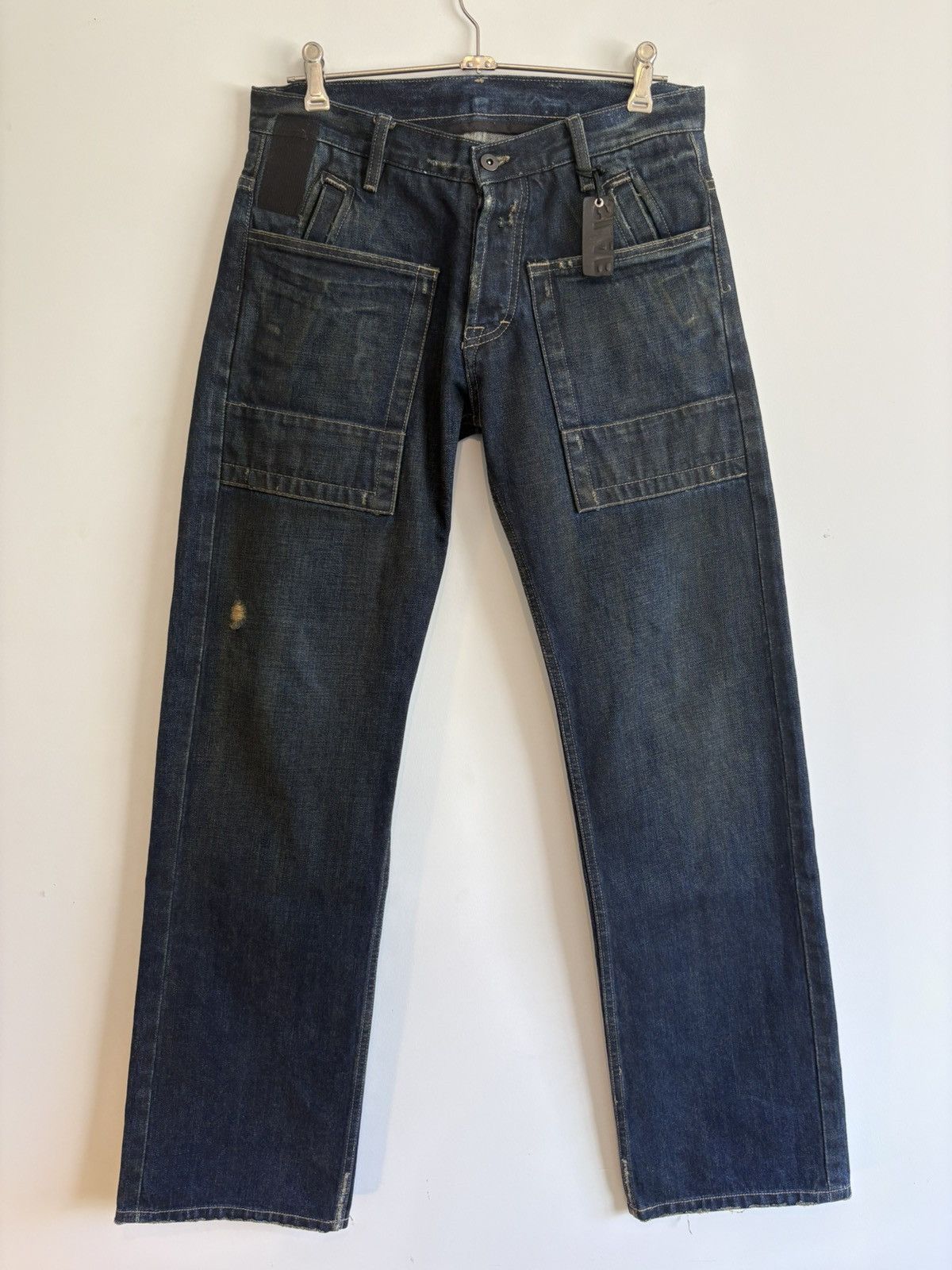 Rick Owens Rick Owens Slab mud-wash denim jeans Size US 32 / EU 48 - 1 Thumbnail