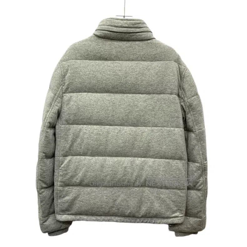Brunello Cucinelli Brunello Cucinelli Teal Cashmere Hooded Zip-Up Long Sleeve Size US M / EU 48-50 / 2 - 2 Thumbnail