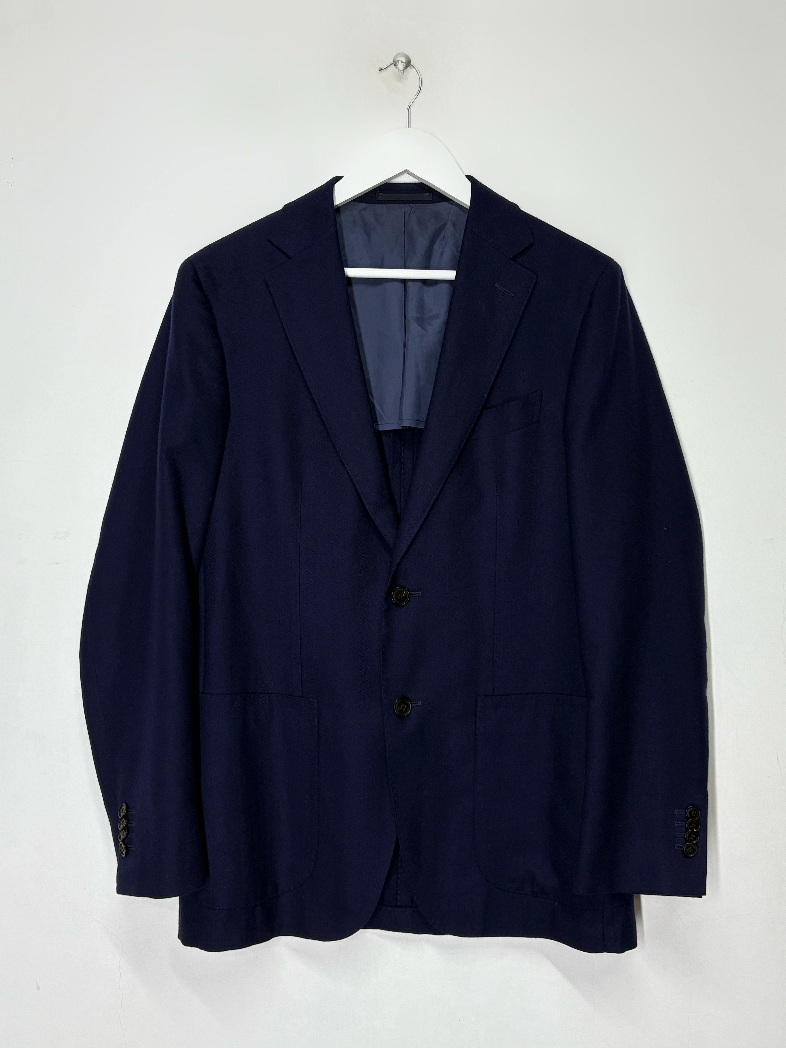 Suitsupply Suitsupply Havana HL 100% Pure Cashmere Navy Blazer Jacket Size 48R - 1 Thumbnail