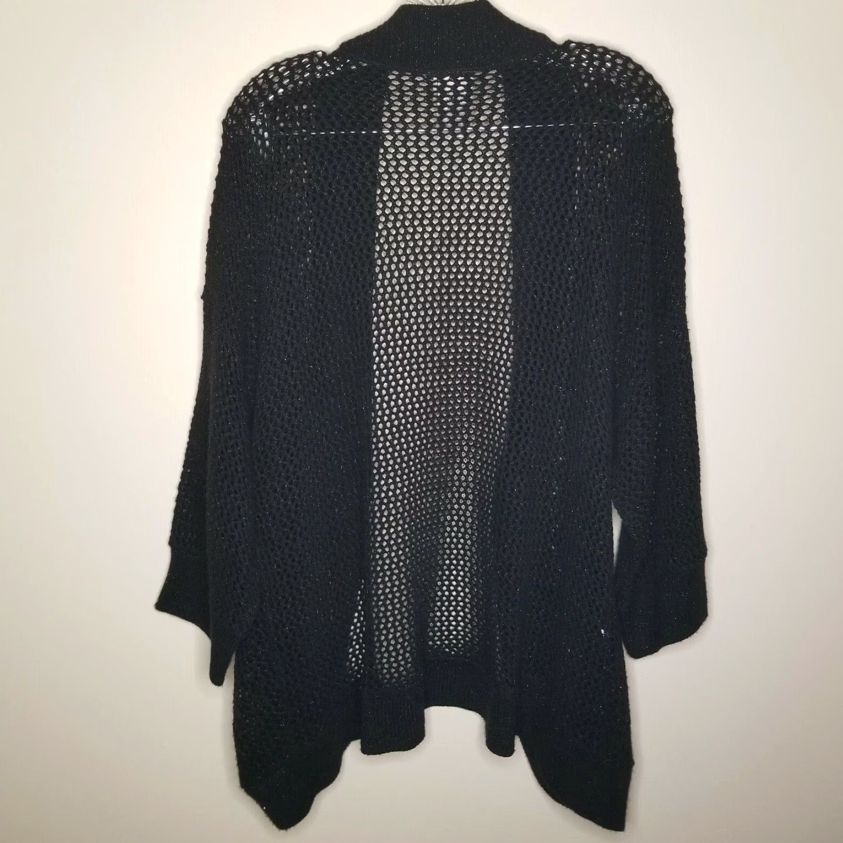 Faded Glory VINTAGE Faded Glory Cardigan Knit Sweater Women Plus Size 18W Black Womens Cardigan 18W/20W Size XXL / US 16-18 / IT 52-54 - 5 Thumbnail