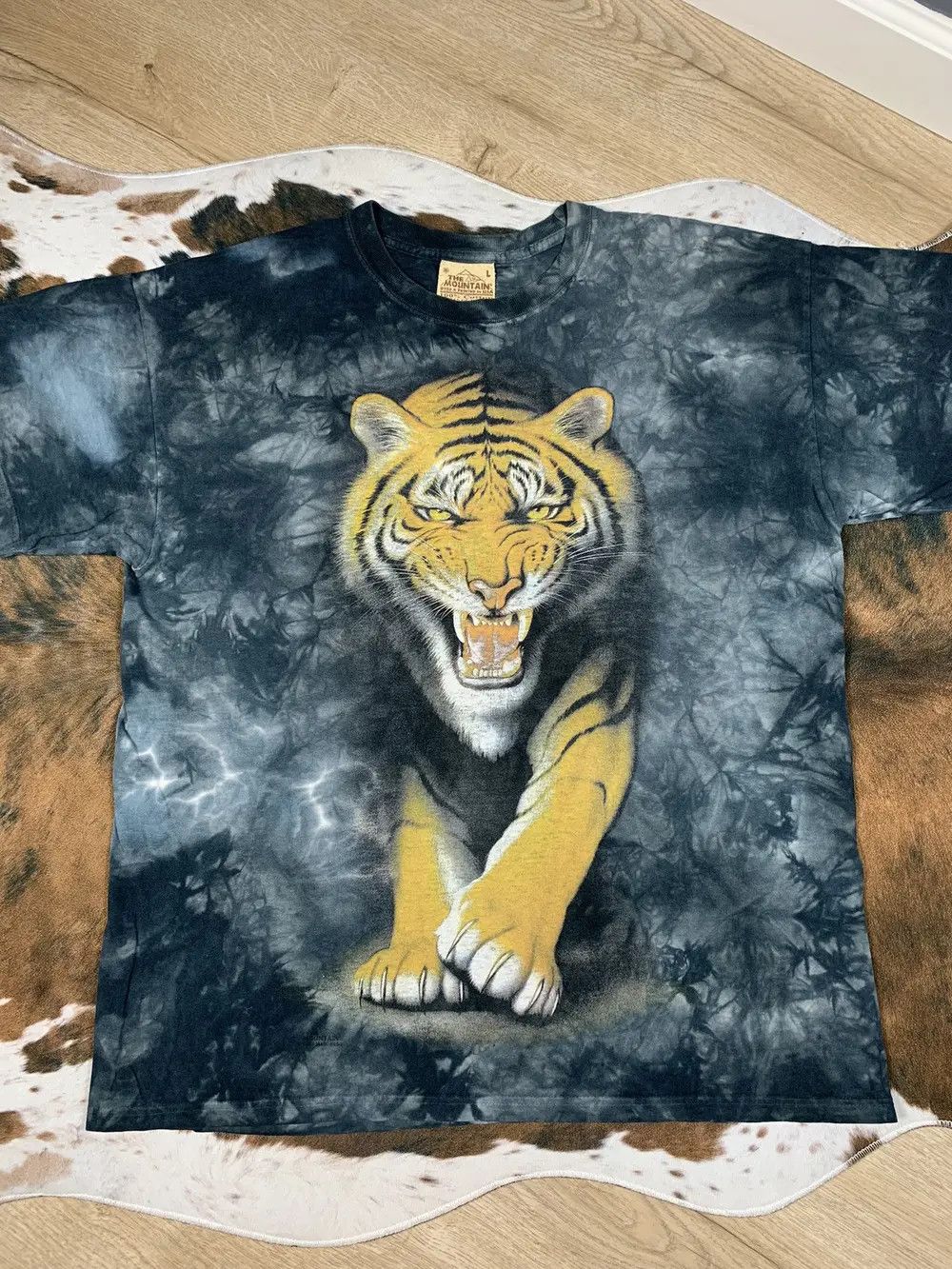 Other Vintage The Mountain Tie Dye Tiger Tshirt Tee 00s Oversize Size US XL / EU 56 / 4 - 2 Thumbnail
