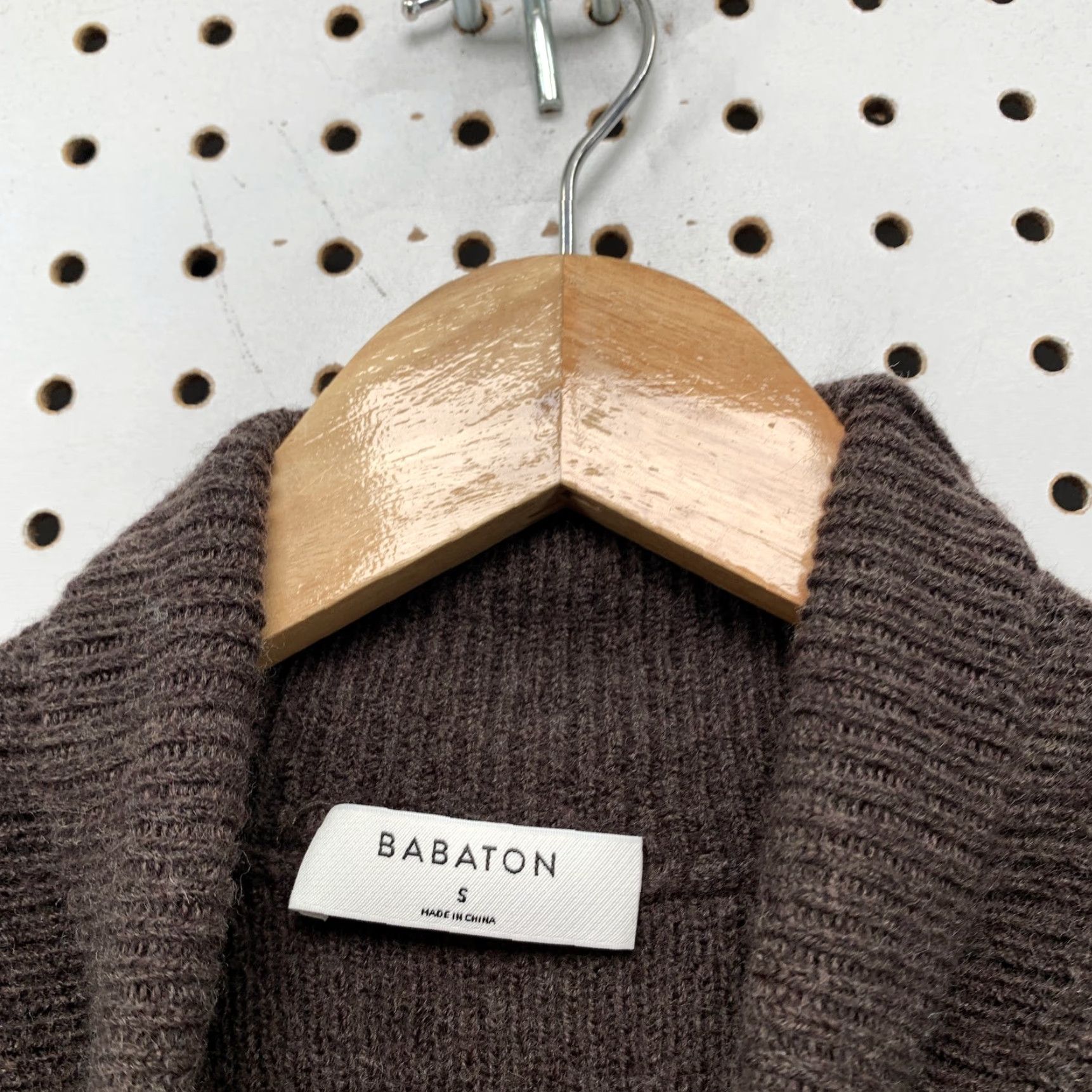 Vintage Babaton Merino Wool Turtleneck Sweater Brown Womens Large Pullover Long Sleeve Adult Regular Size Large Brown Kontemporary? Size L / US 10 / IT 46 - 4 Thumbnail