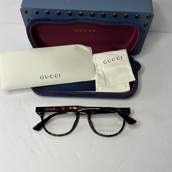 Gucci New Authentic GUCCI GG0827O 002 round Gucci optical comes in Size ONE SIZE - 9 Thumbnail
