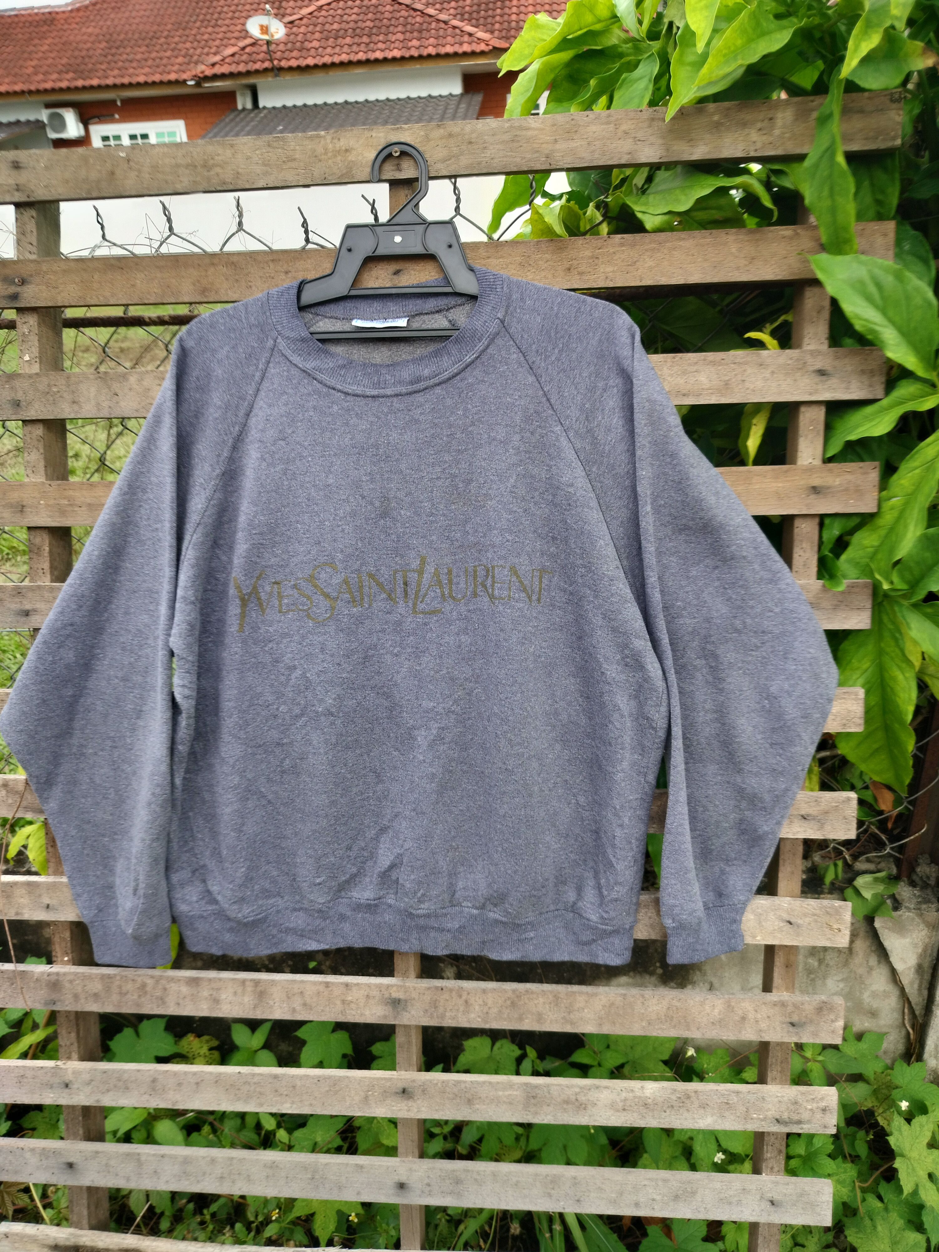 Yves Saint Laurent YVES SAINT LAURENT SWEATSHIRT Size US L / EU 52-54 / 3 - 3 Thumbnail