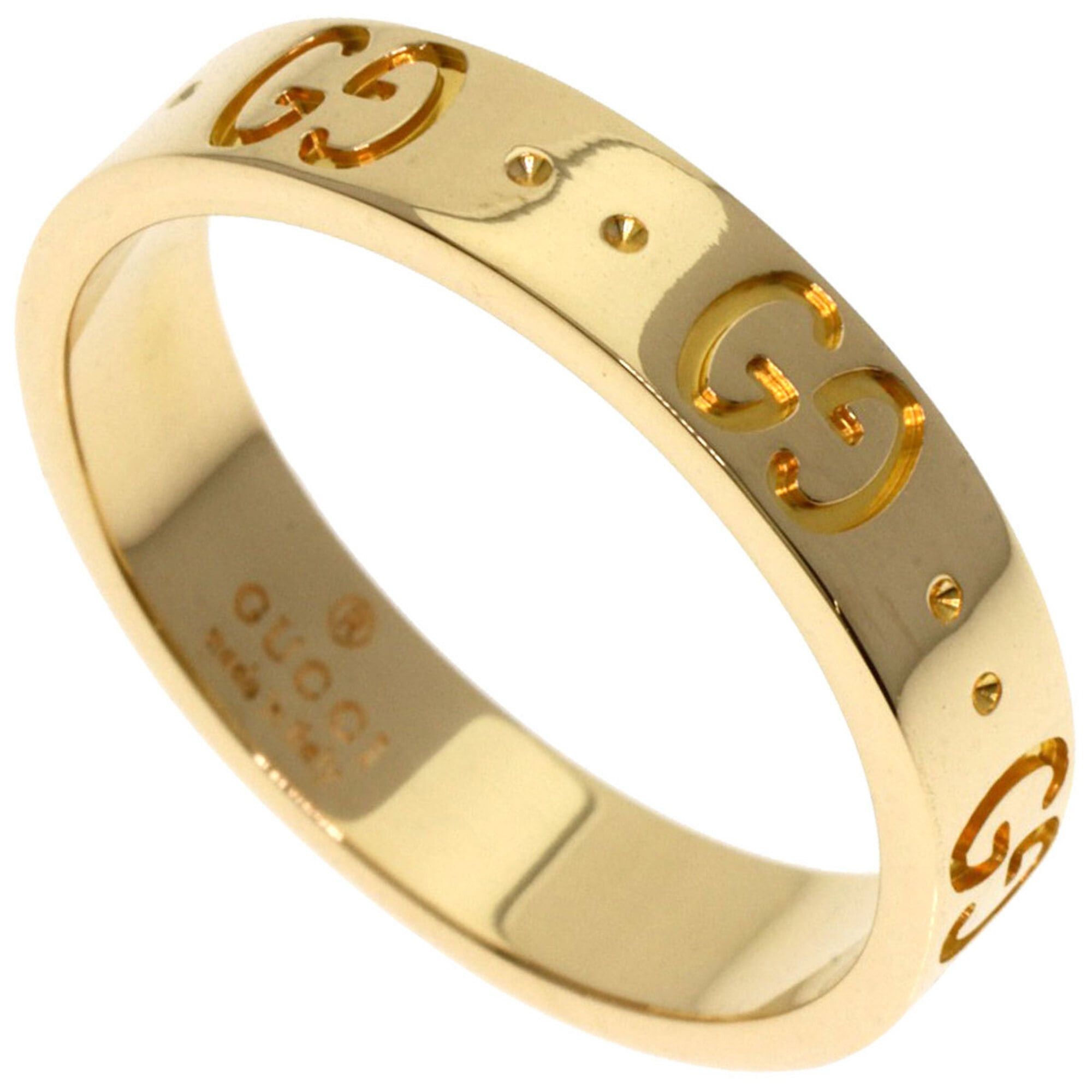 Gucci Gucci Icon #12 Ring, 18K Yellow Gold, Women's GUCCI Size ONE SIZE - 1 Thumbnail