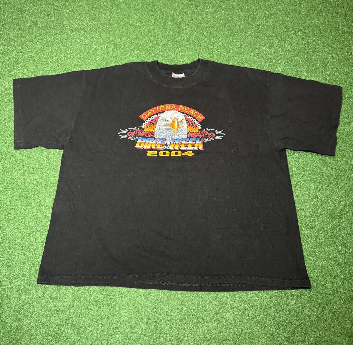 Vintage Vintage Daytona Beach Bike Week Y2K Biker XL 23x26 T Shirt Size US XL / EU 56 / 4 - 1 Thumbnail