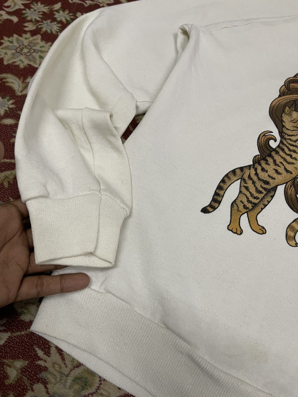 Cartoon Network VINTAGE 1994 THE CAT LADY CARTOON RARE SWEATSHIRT Size US XL / EU 56 / 4 - 12 Thumbnail