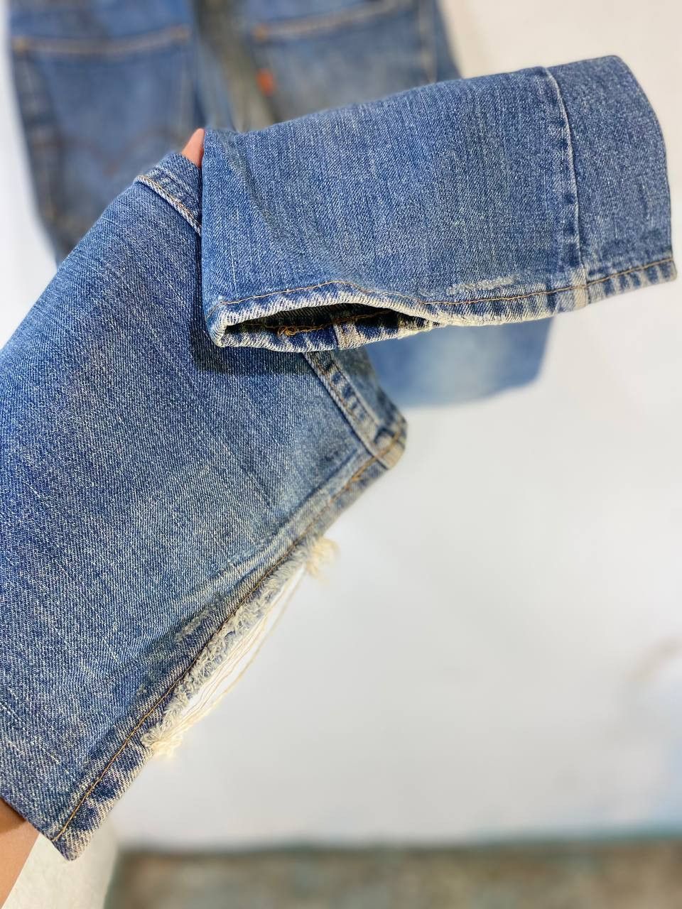 Levi's vintage 70s levis 646 bootcut flare distressed denim Size US 32 / EU 48 - 5 Thumbnail