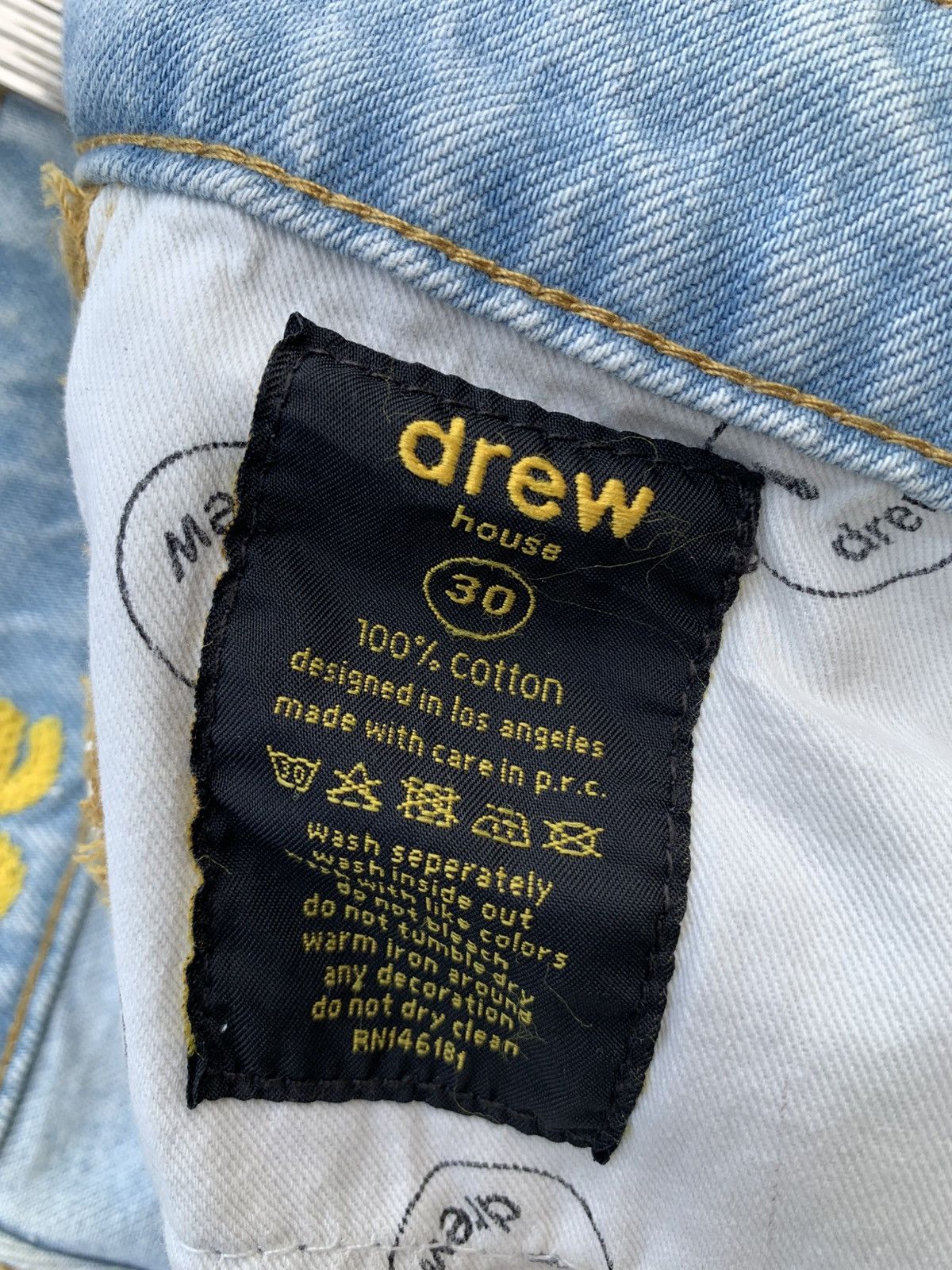 Drew House Drew House Smile Distressed Denim Size US 30 / EU 46 - 25 Thumbnail