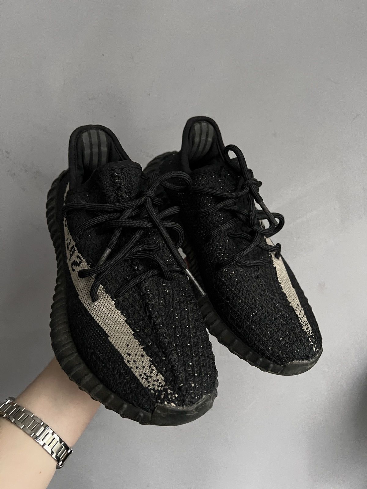 Adidas × Kanye West Adidas Yeezy Boost Sply 350 V2 Black shoes Size US 8 / EU 41 - 2 Thumbnail