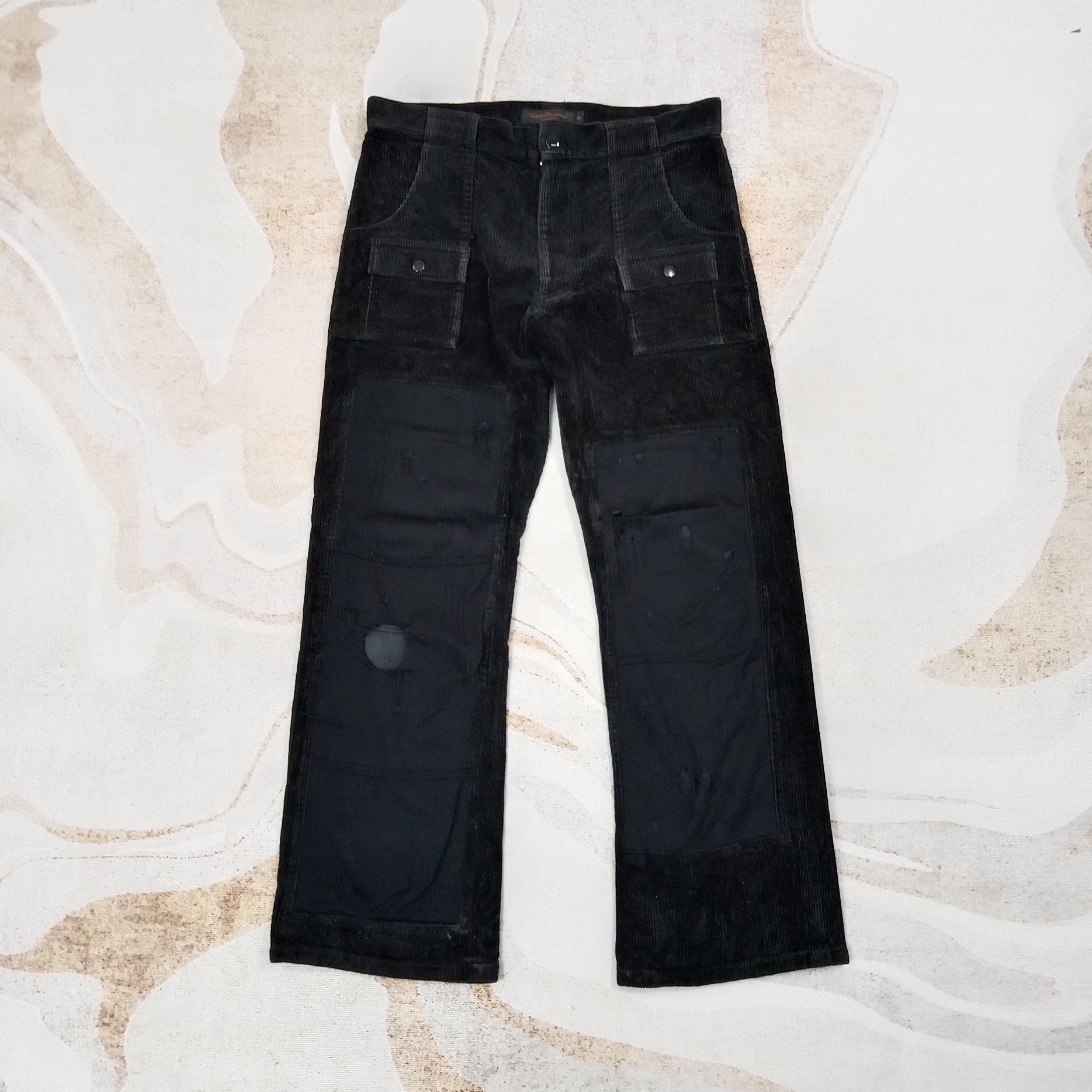 Undercoverism Double Knee Distressed Corduroy Pants C265N17