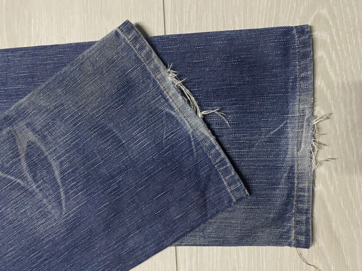 Junya Watanabe Vintage Edwin 503 Faded Wash Distressed Loose Jeans Size US 32 / EU 48 - 11 Thumbnail