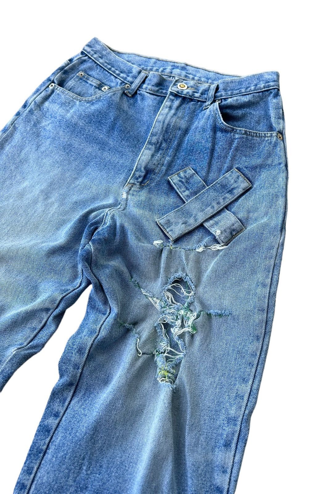 Vintage B.scott blue denim jeans Size US 28 / EU 44 - 4 Thumbnail