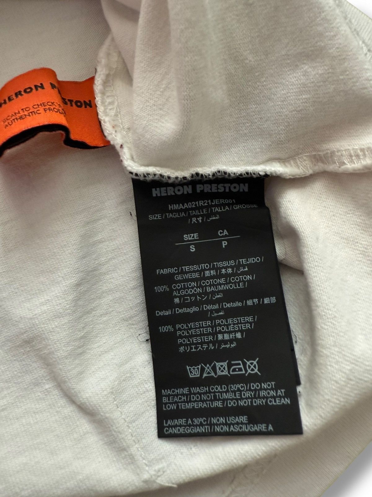 Heron Preston Heron Preston T-Shirt Size US S / EU 44-46 / 1 - 5 Thumbnail