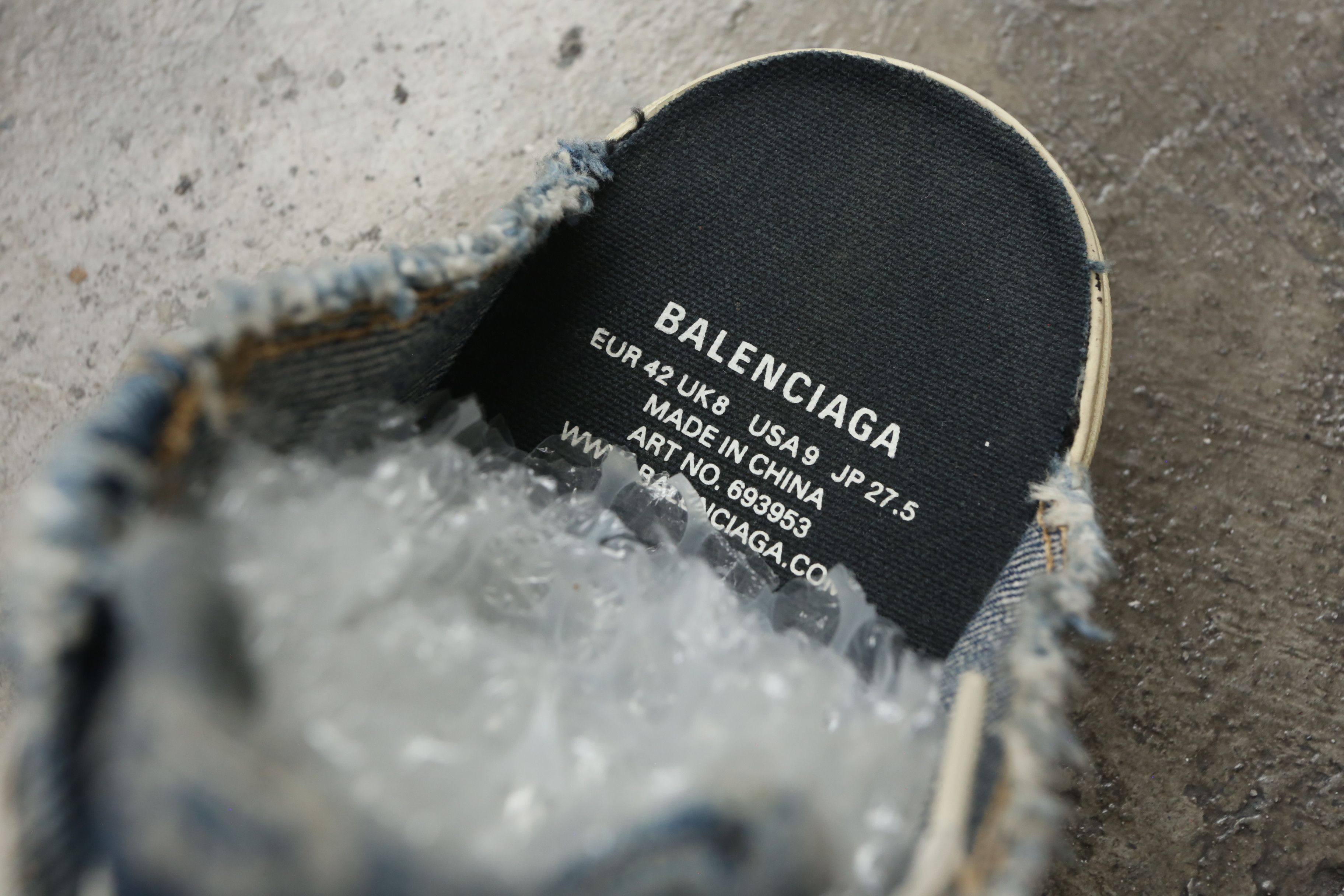 Balenciaga Balenciaga - S/S 23 - Paris Denim Mule Sneakers Size US 9 / EU 42 - 7 Thumbnail