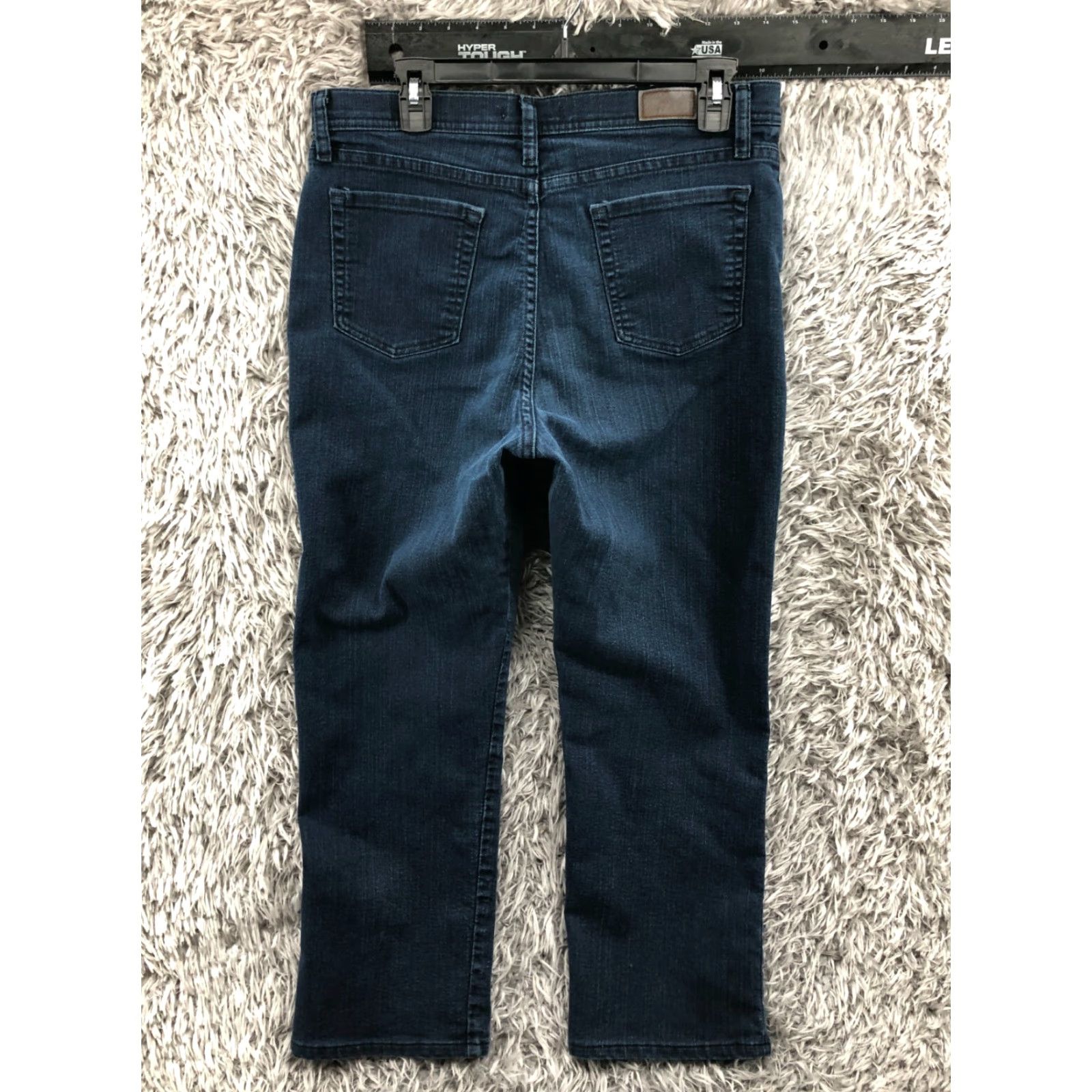Lee Lee Classic Straight Jeans Size 12 Womens Medium Wash Blue Size 34" / US 12 / IT 48 - 5 Thumbnail